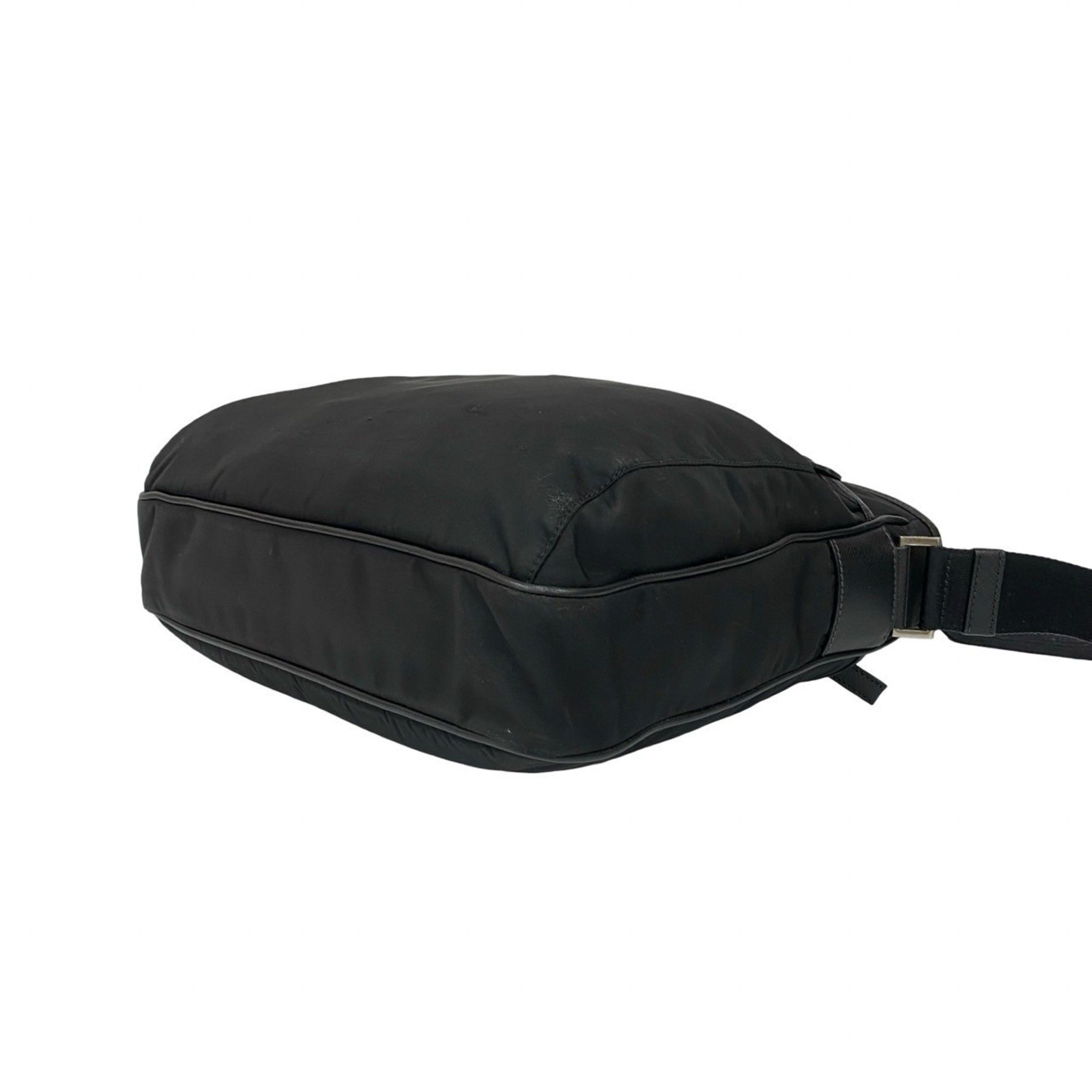 Nylon Leather Messenger Bag Shoulder Bag (Pre-Owned) - Prada - Modalova
