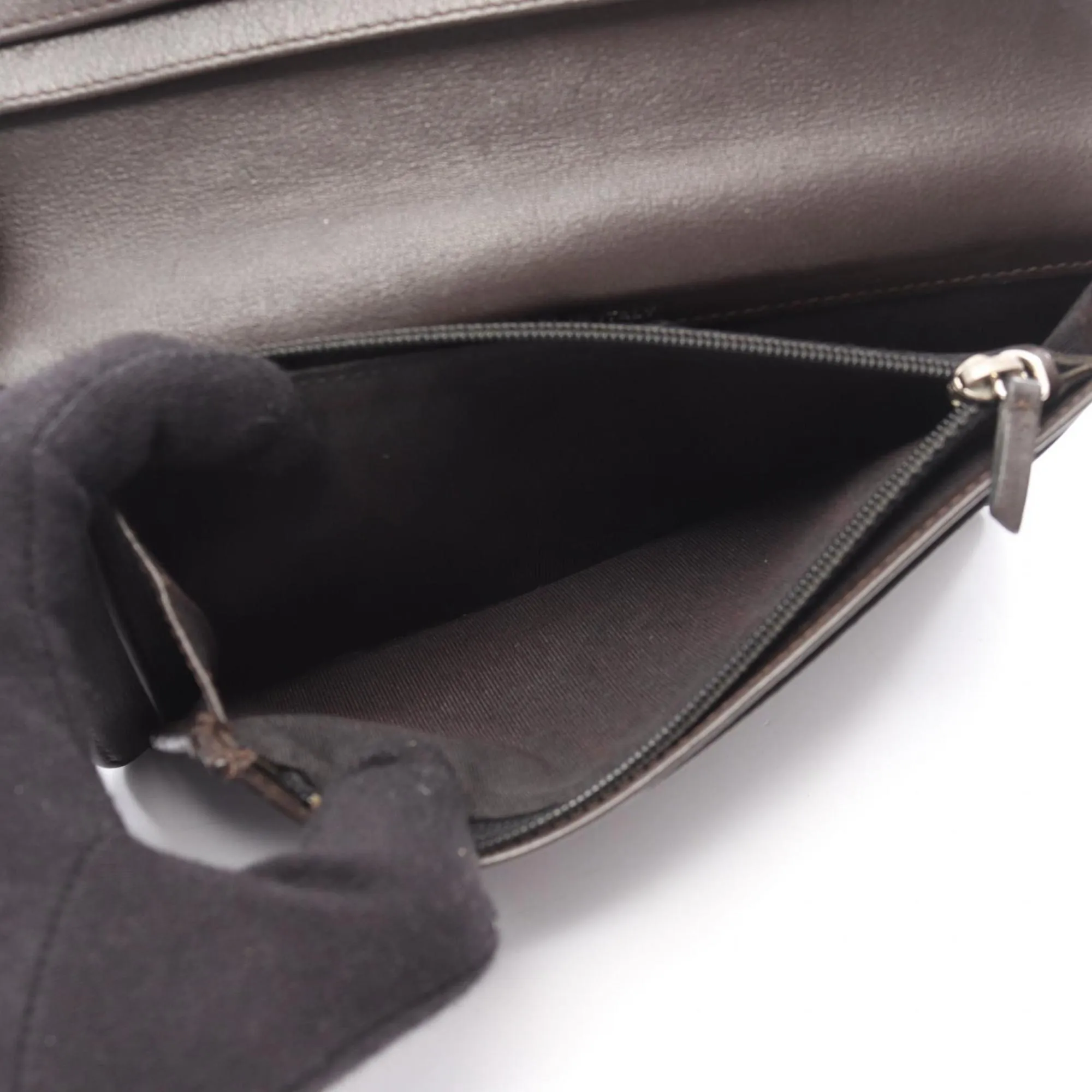 Leather Long Wallet (Bi-Fold) (Pre-Owned) - Chanel - Modalova