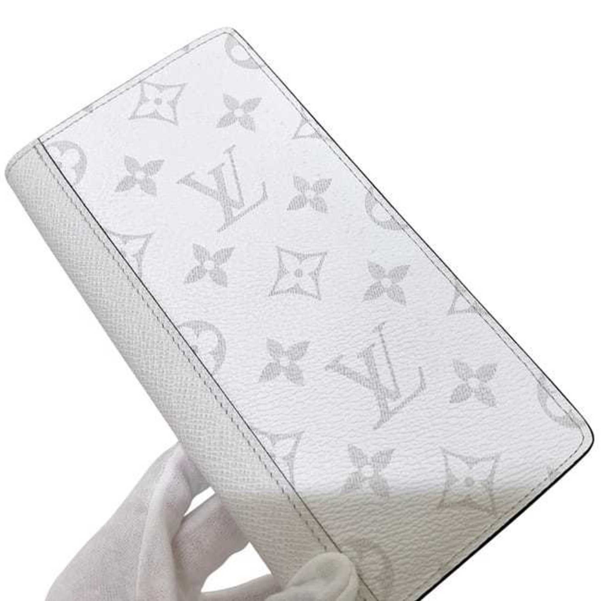 Taiga Leather Monogram Long Wallet (Bi-Fold) (Pre-Owned) - Louis Vuitton - Modalova