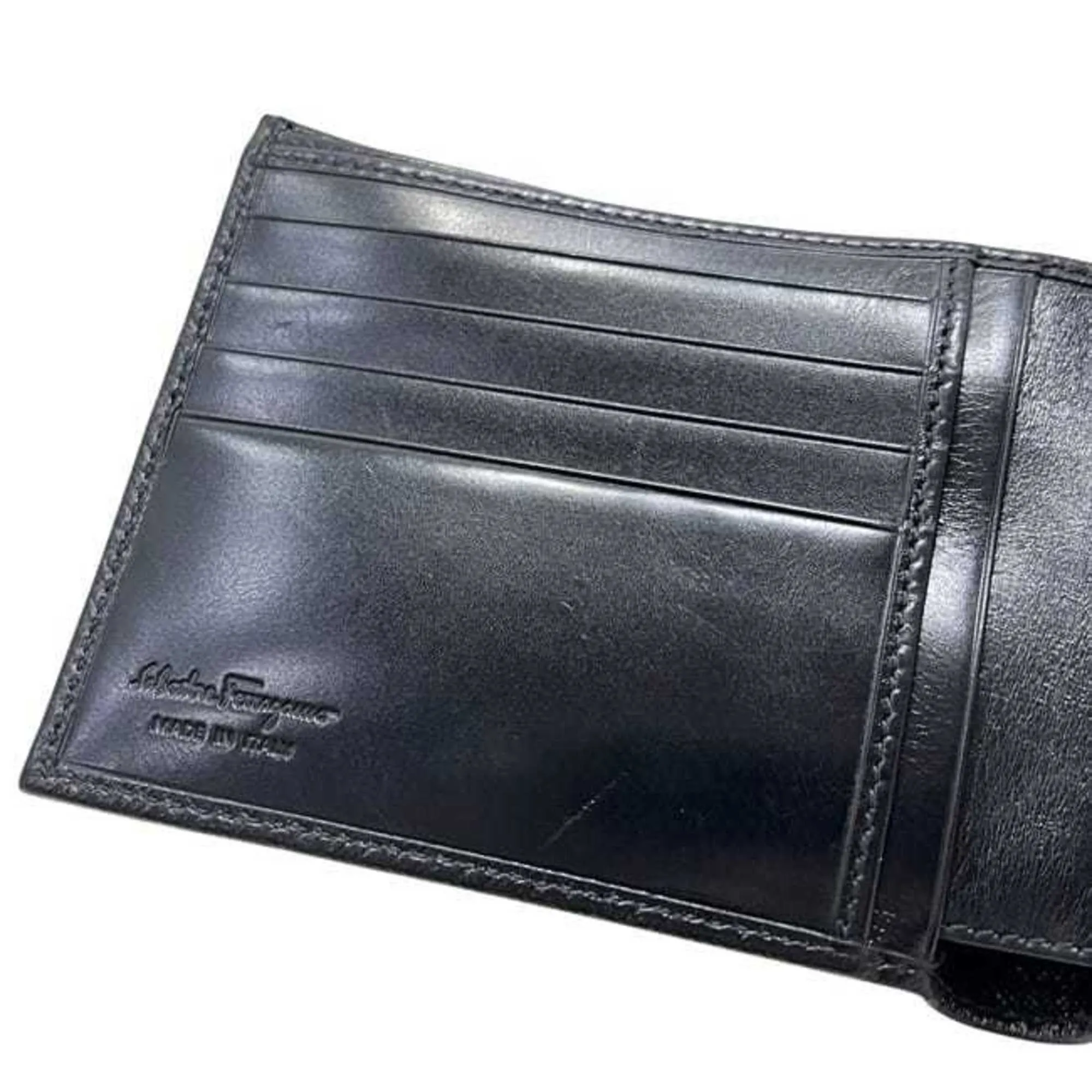 Leather Wallet (Bi-Fold) (Pre-Owned) - Salvatore Ferragamo - Modalova