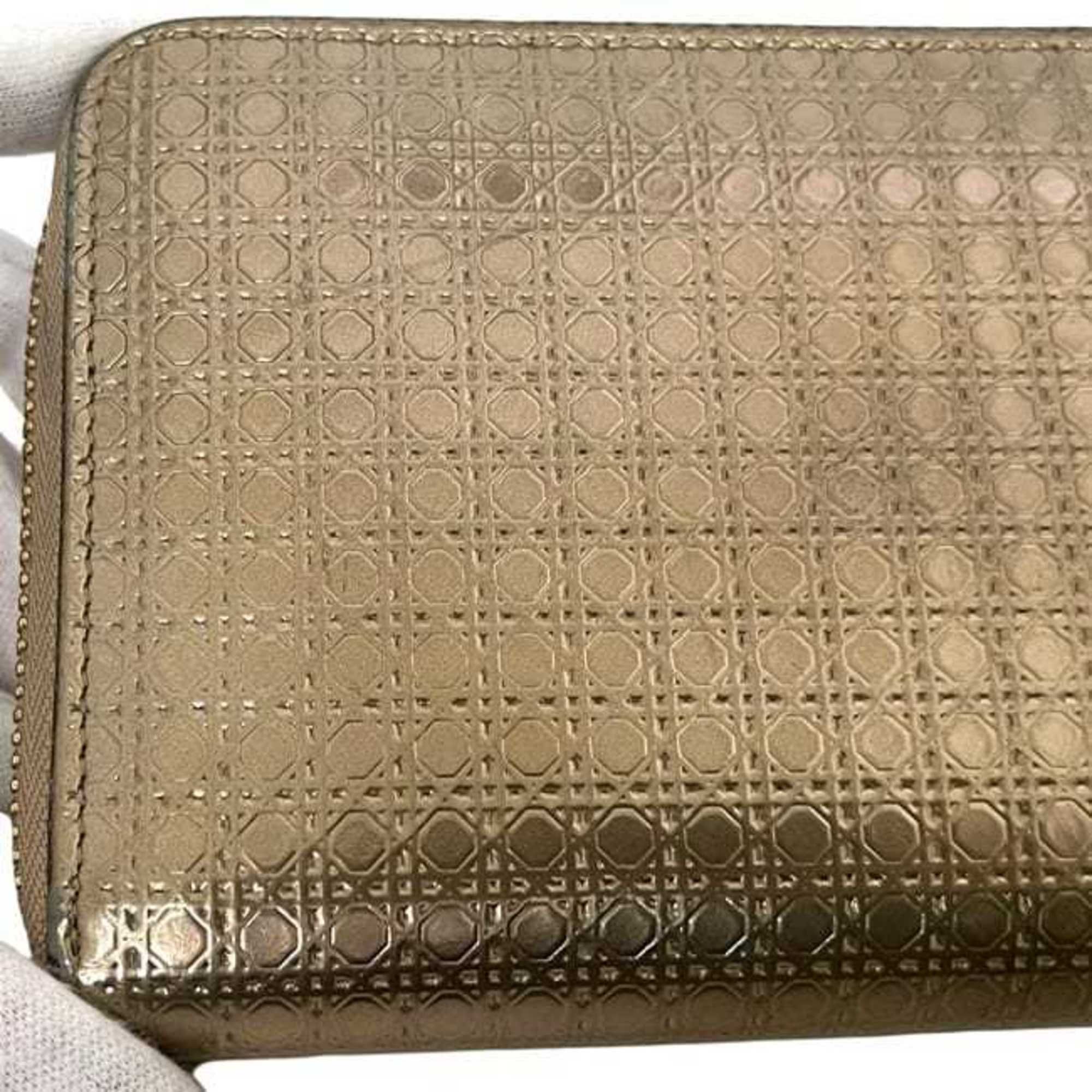 Leather Long Wallet (Bi-Fold) (Pre-Owned) - Christian Dior - Modalova