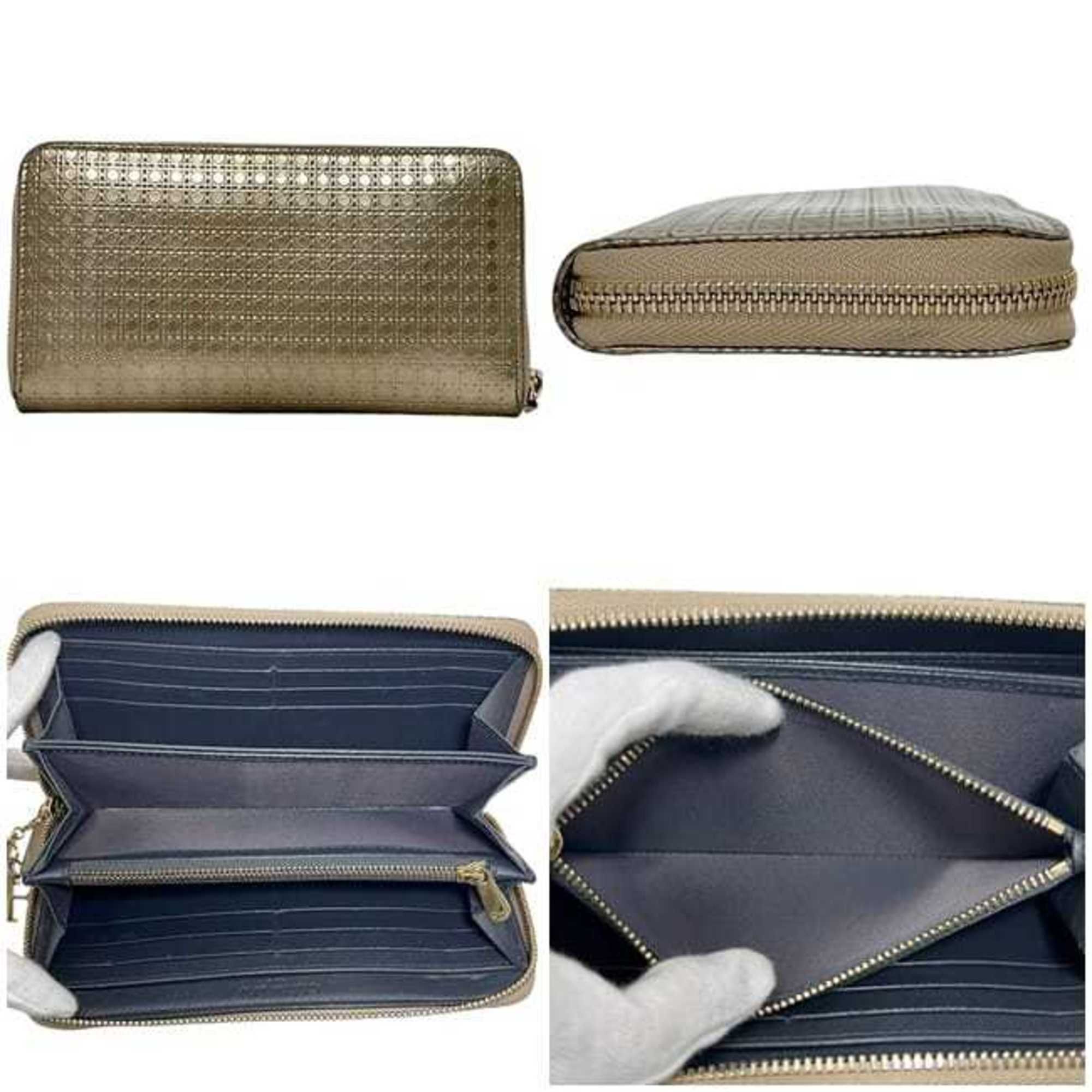 Leather Long Wallet (Bi-Fold) (Pre-Owned) - Christian Dior - Modalova