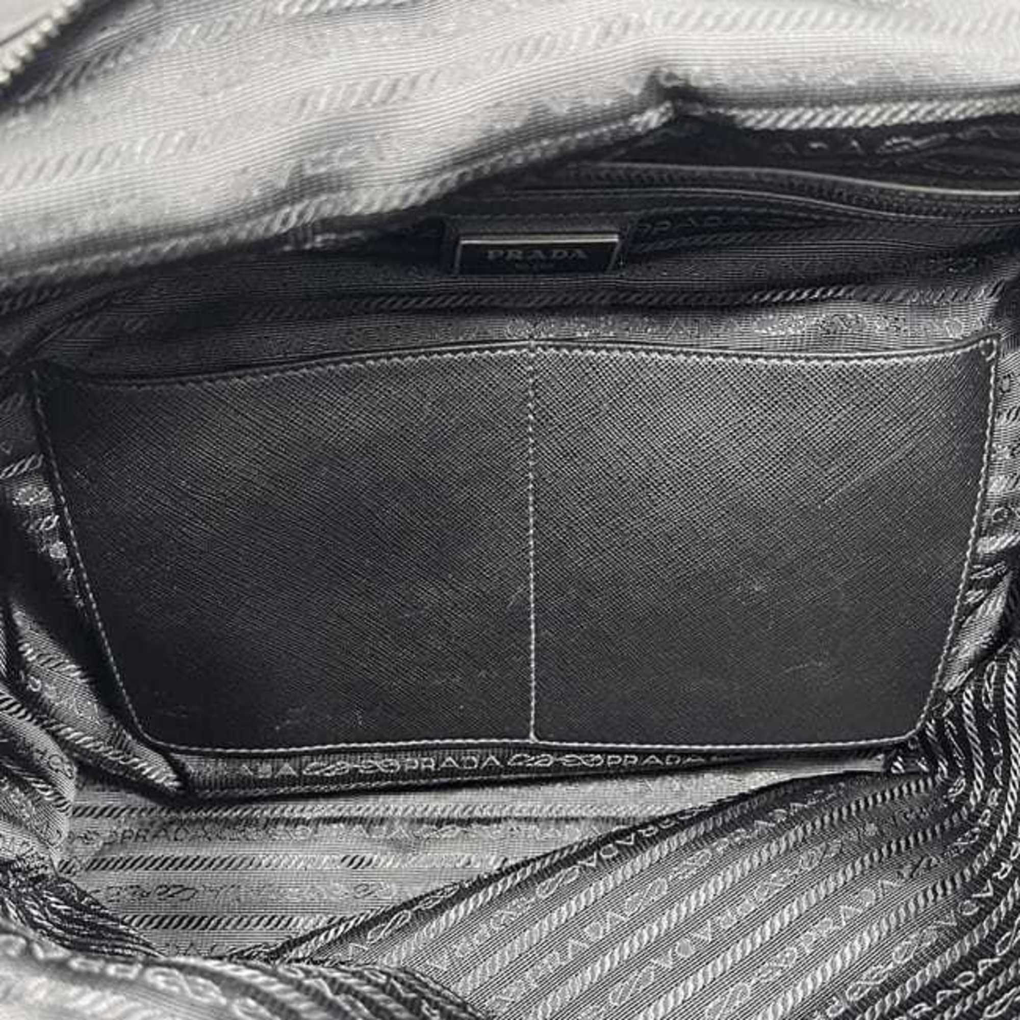 Nylon Leather Tote Bag (Pre-Owned) - Prada - Modalova