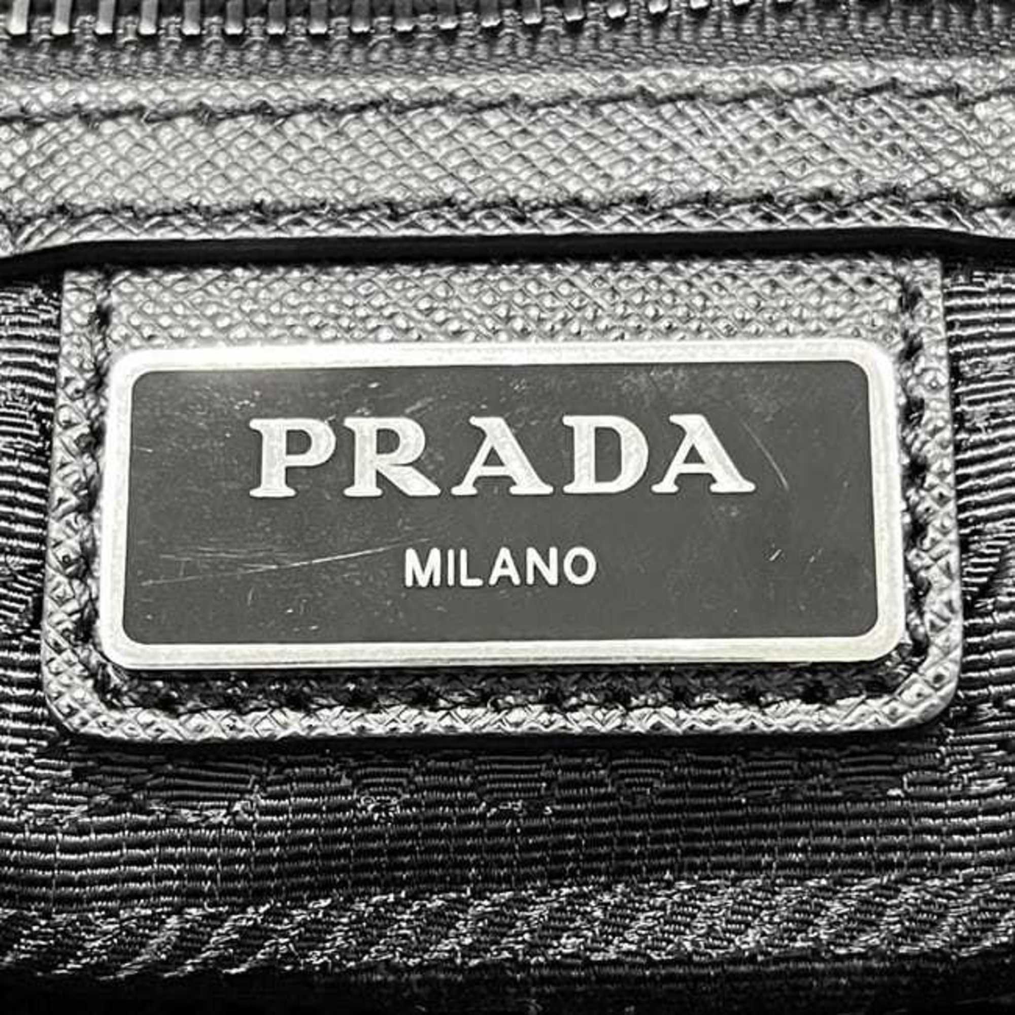 Nylon Leather Tote Bag (Pre-Owned) - Prada - Modalova