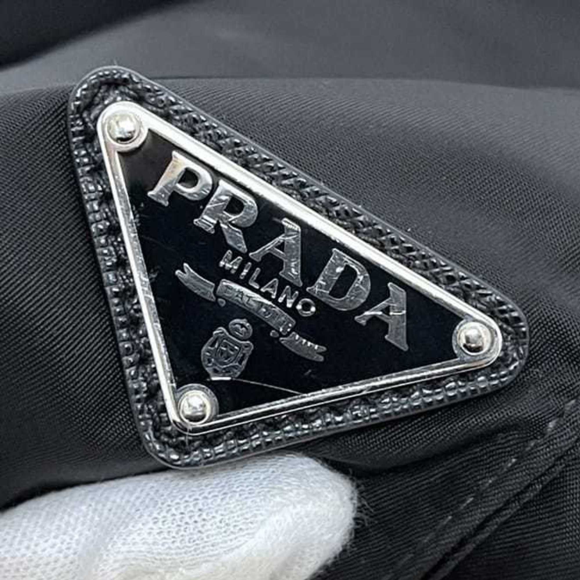 Nylon Leather Tote Bag (Pre-Owned) - Prada - Modalova