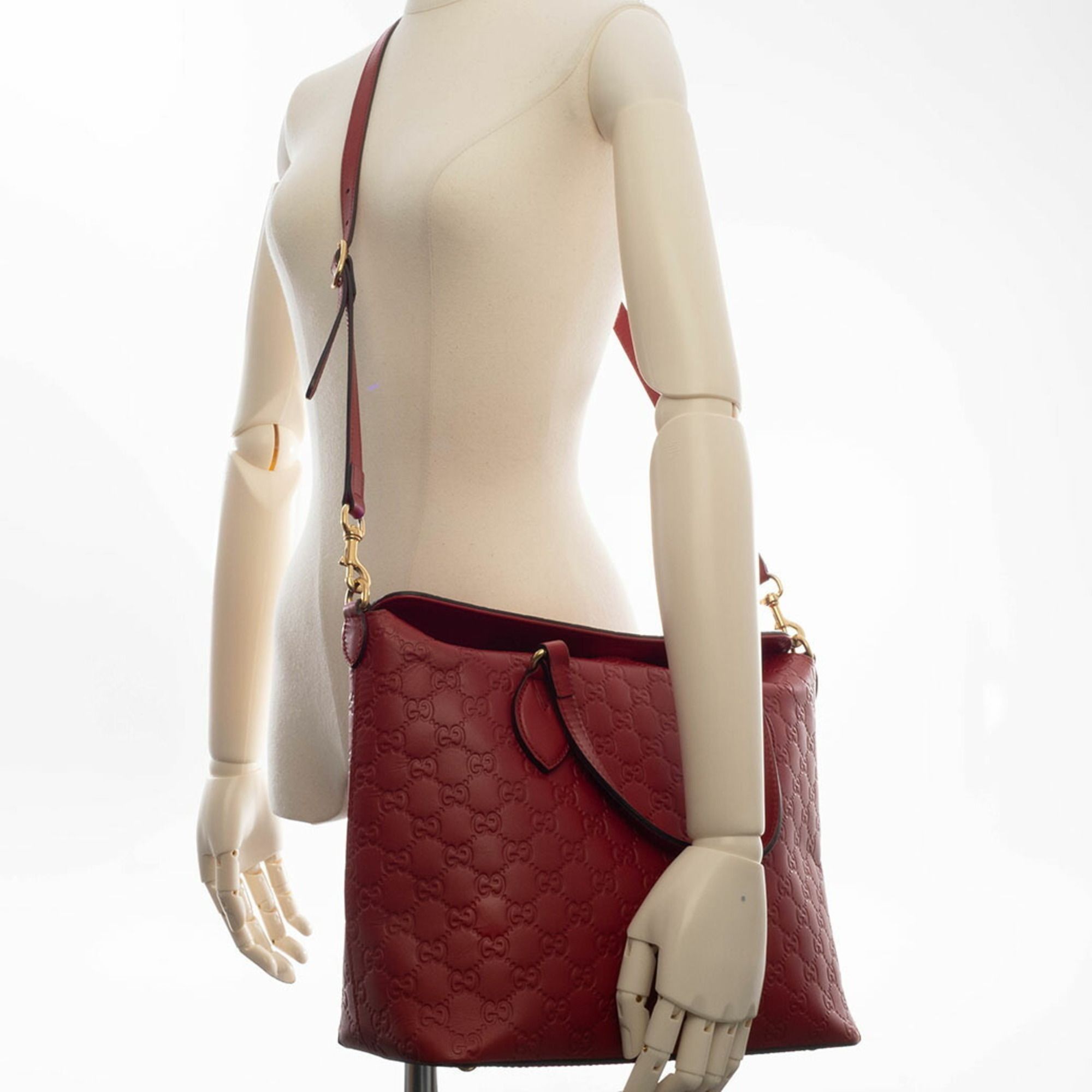 Leather Tote Bag (Pre-Owned) - Gucci - Modalova