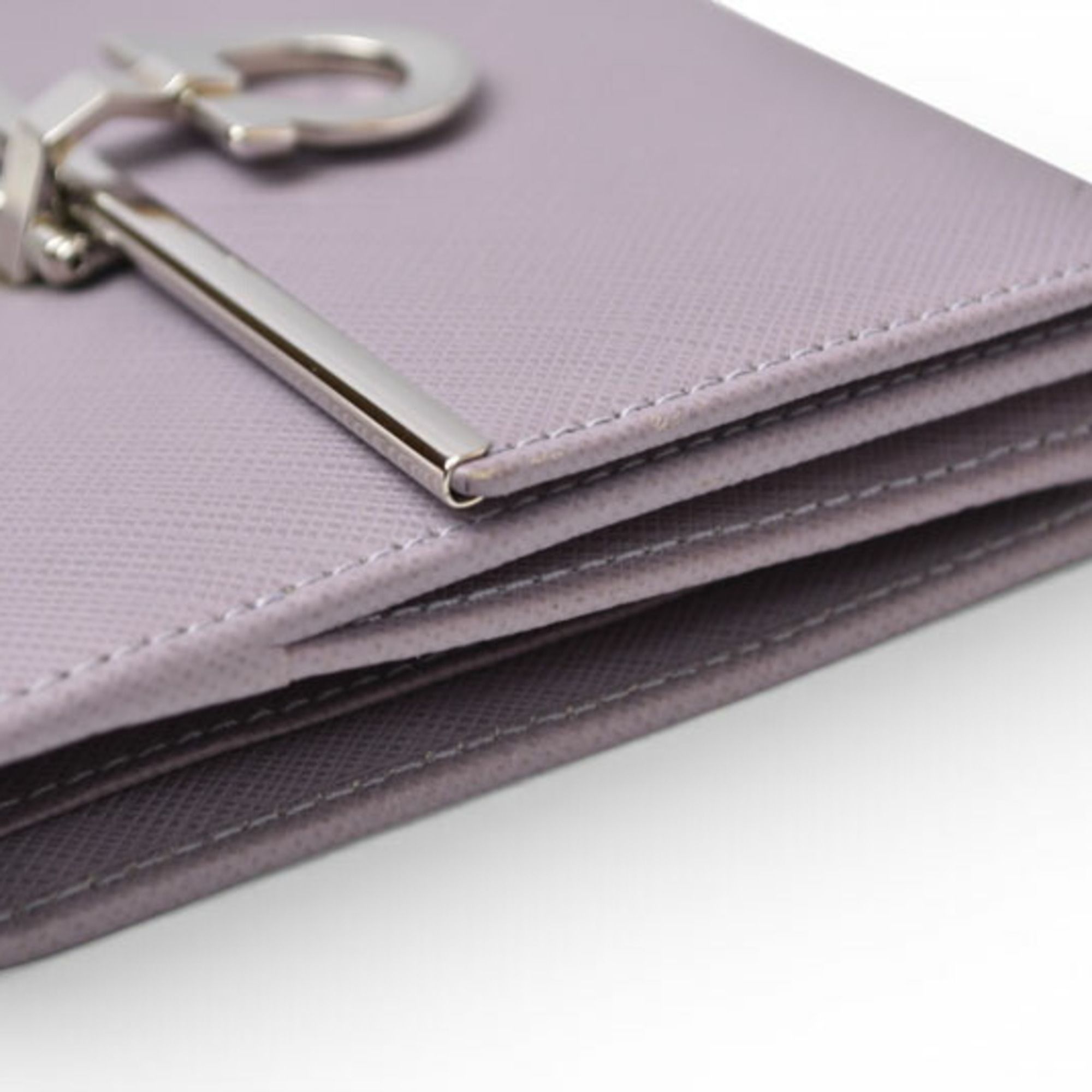 Gancini Leather Wallet (Tri-Fold) (Pre-Owned) - Salvatore Ferragamo - Modalova