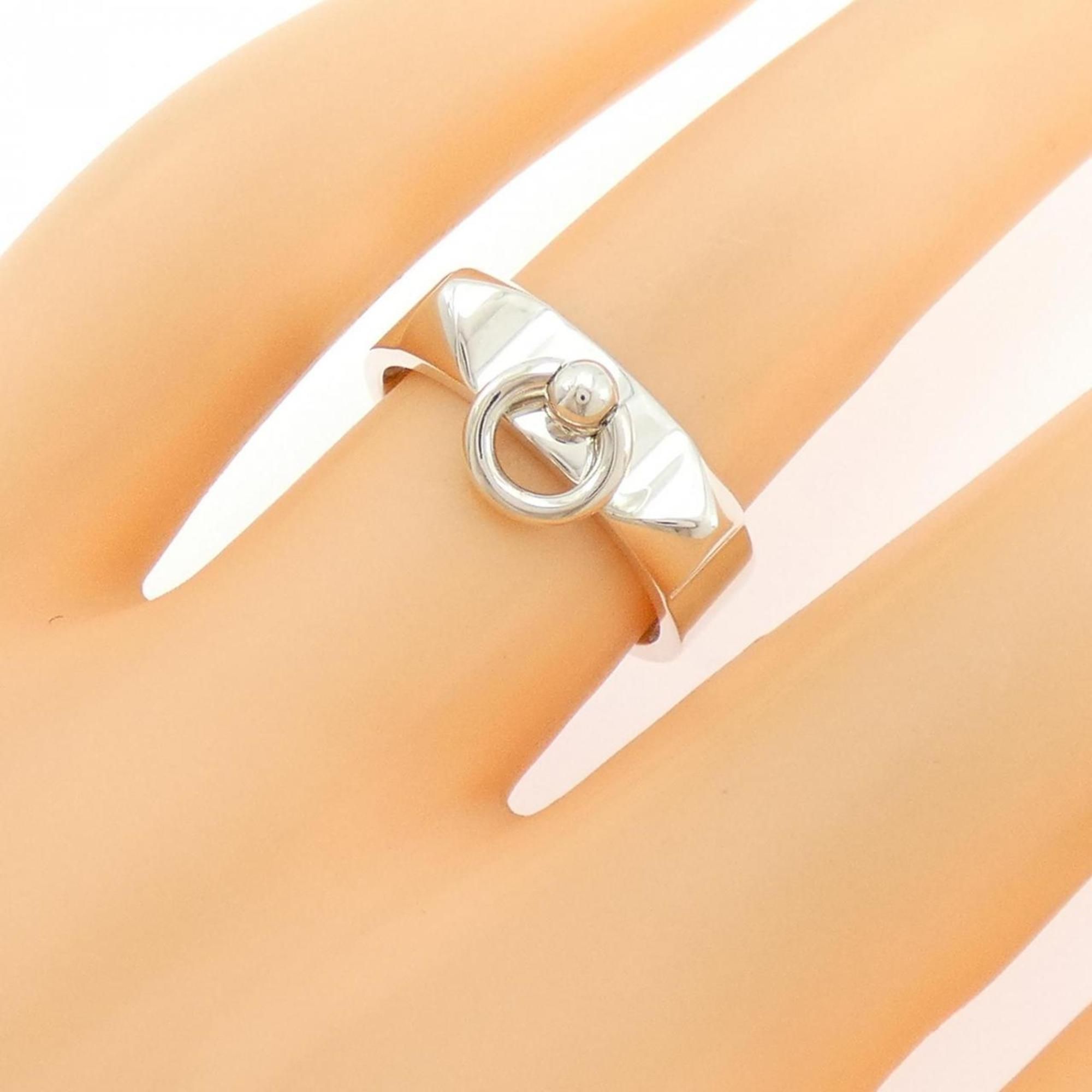 Collier De Chien Band Ring (Pre-Owned) - Hermes - Modalova