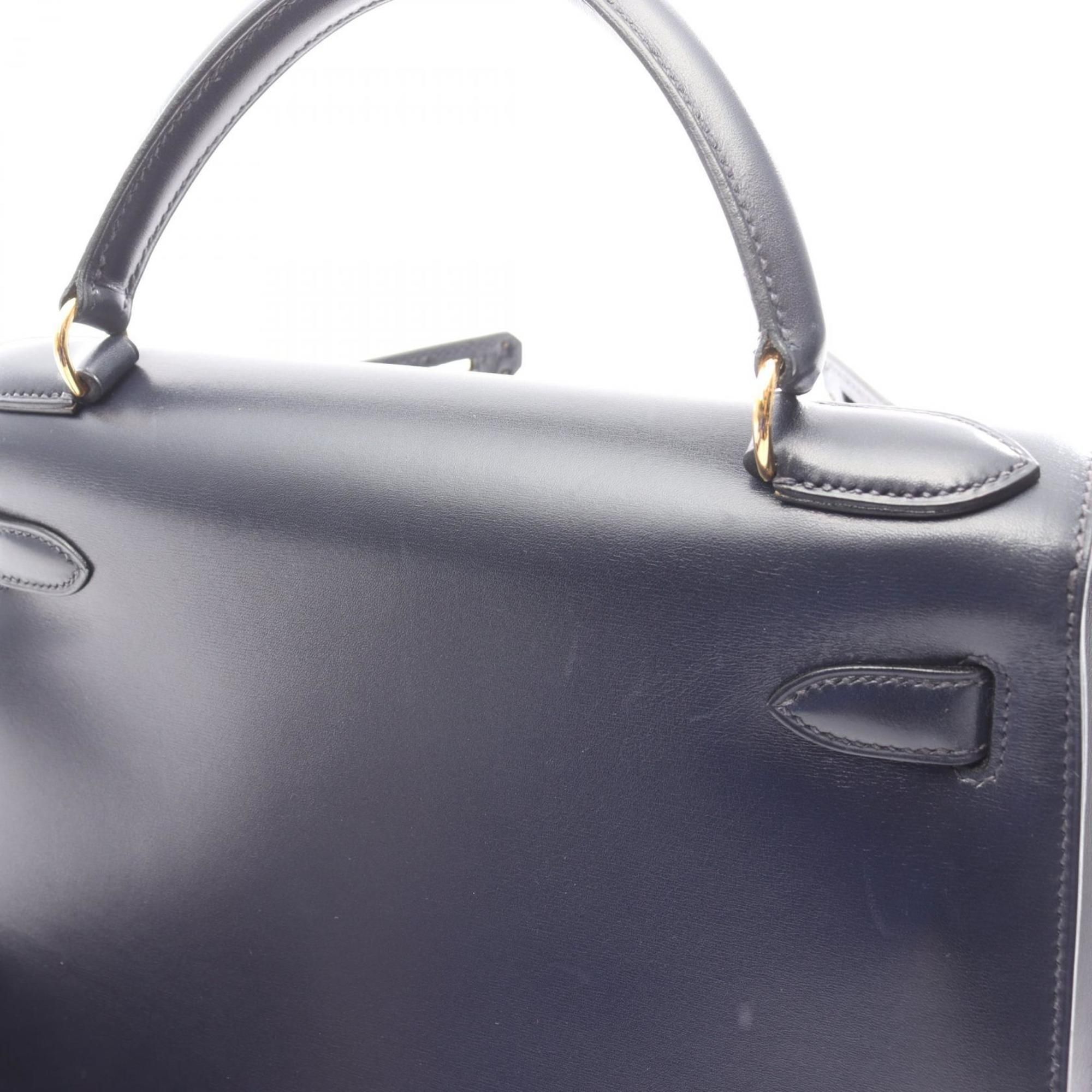 Box Calf Leather Handbag (Pre-Owned) - Hermes - Modalova
