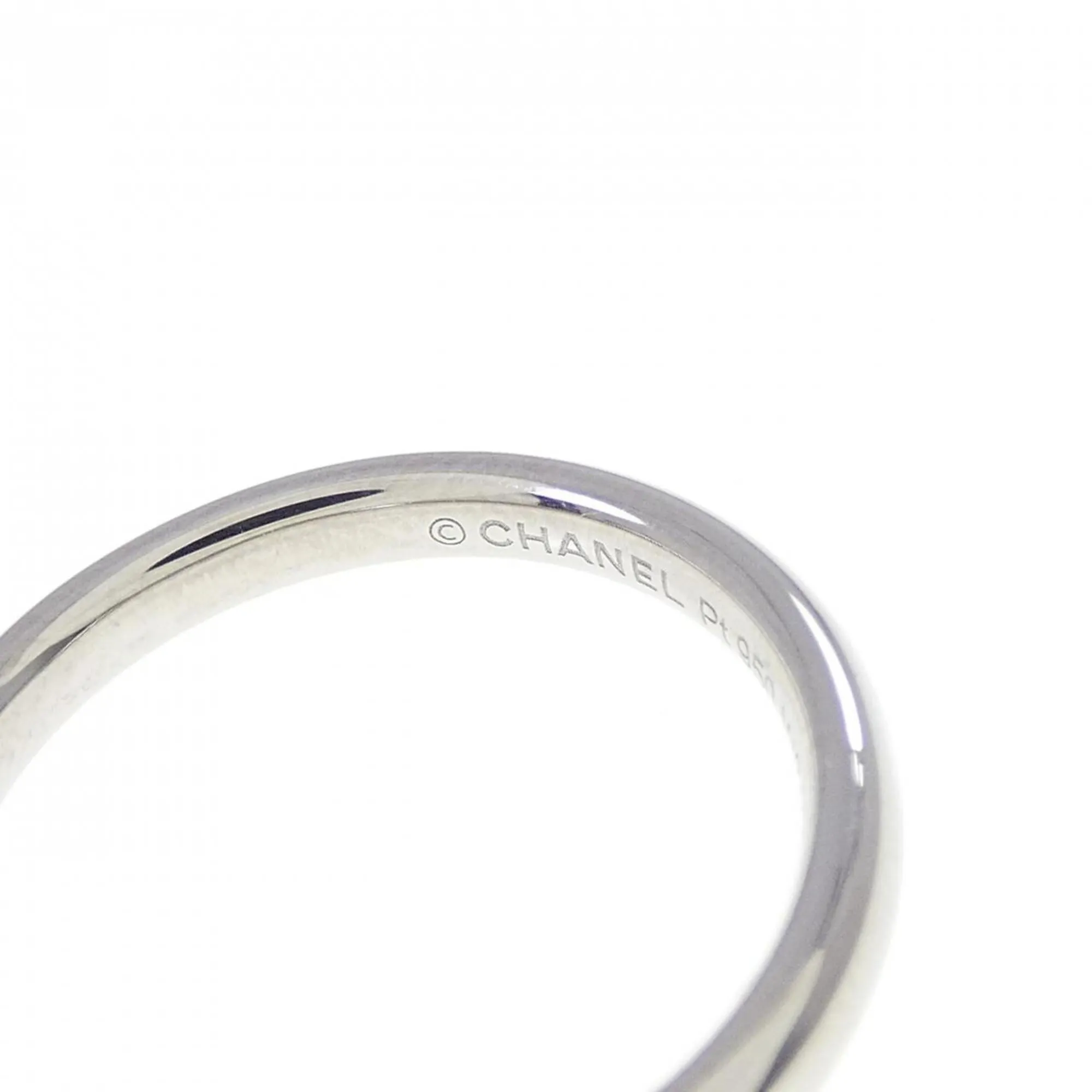 Platinum 950 Band Ring (Pre-Owned) - Chanel - Modalova