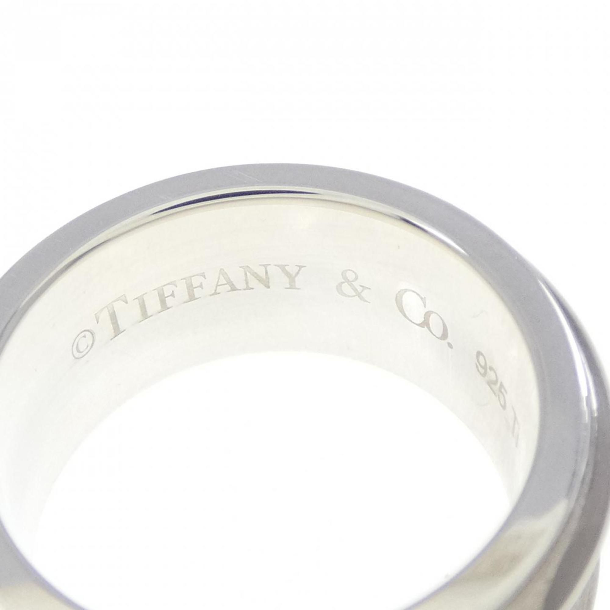 Silver 925 Titanium Band Ring (Pre-Owned) - Tiffany - Modalova