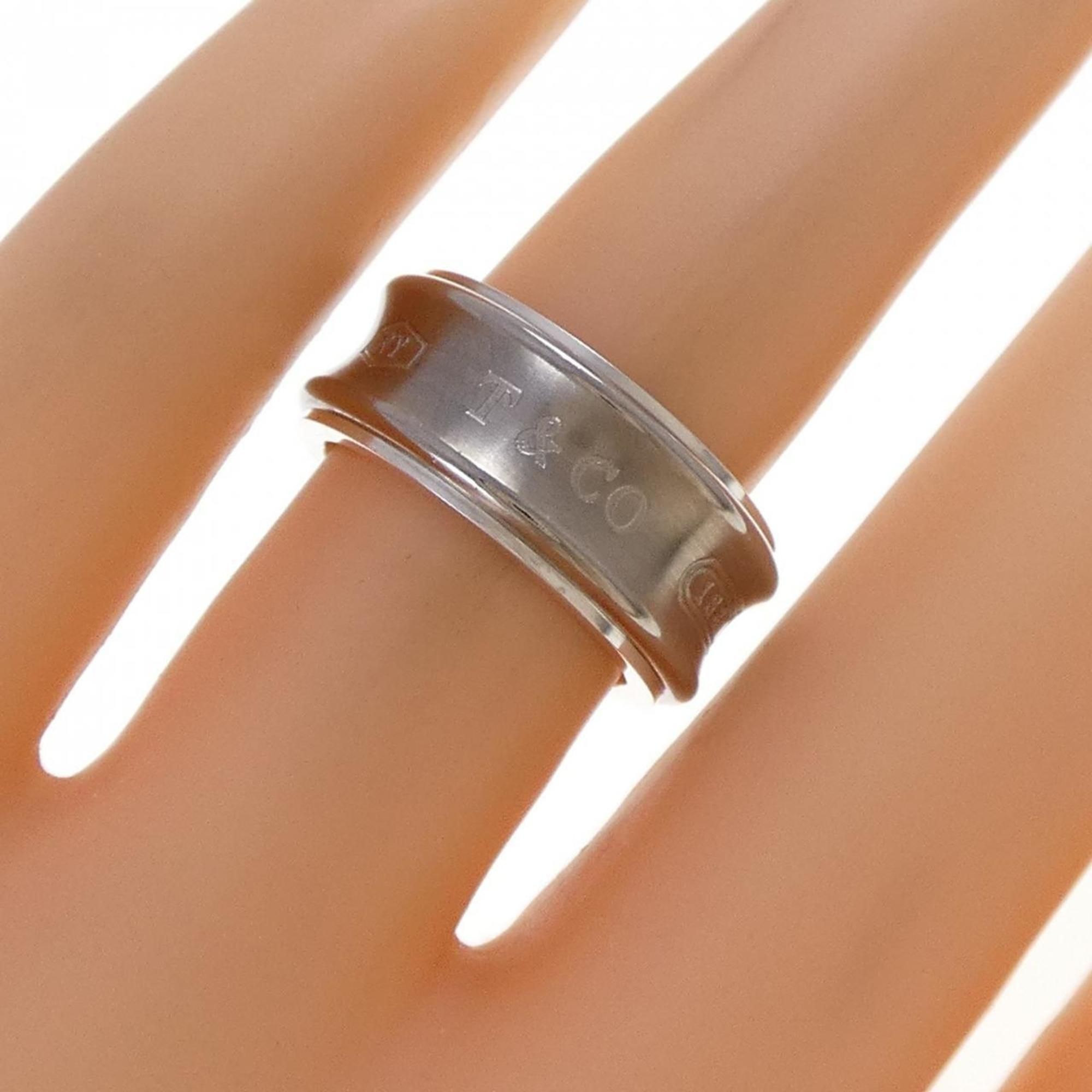 Silver 925 Titanium Band Ring (Pre-Owned) - Tiffany - Modalova