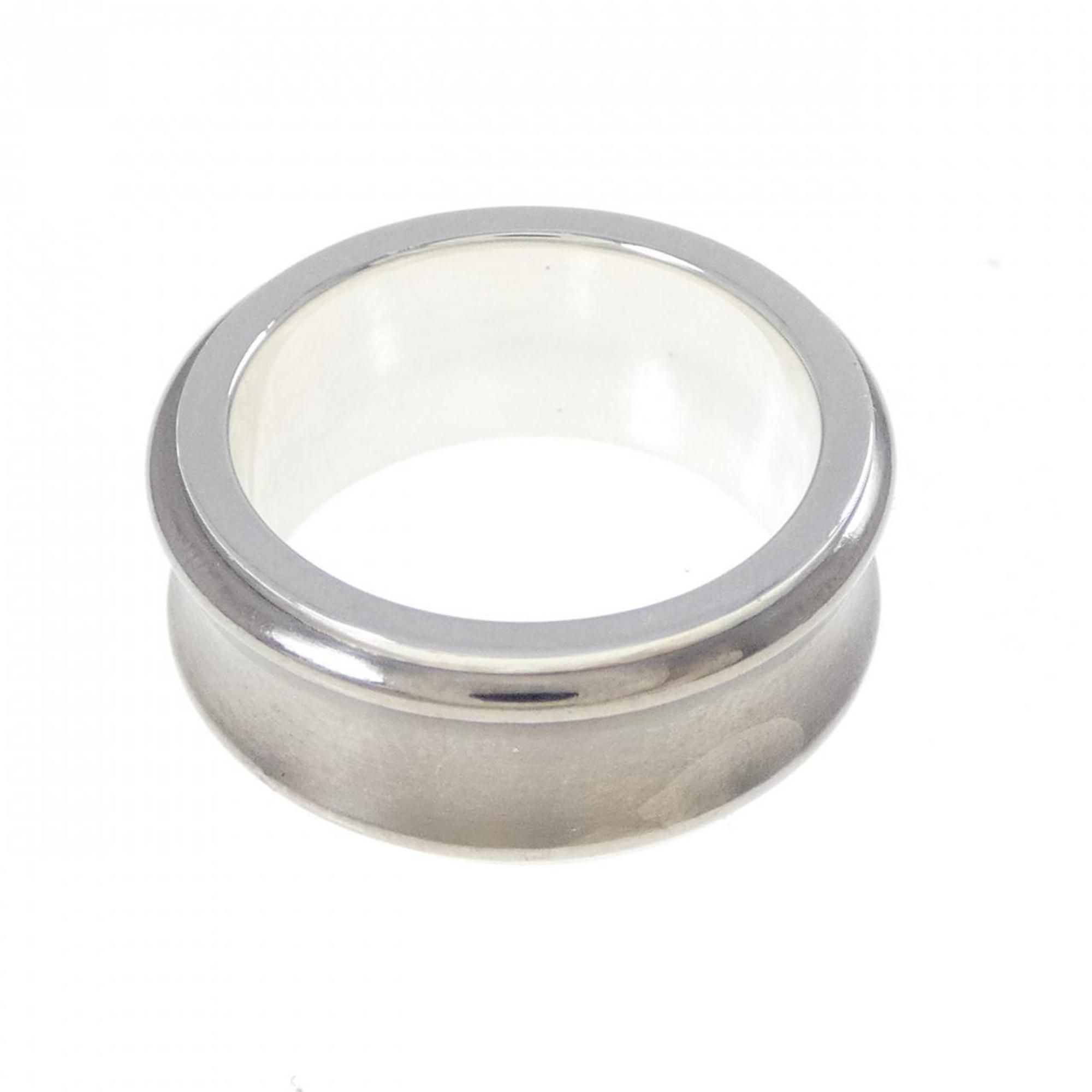 Silver 925 Titanium Band Ring (Pre-Owned) - Tiffany - Modalova