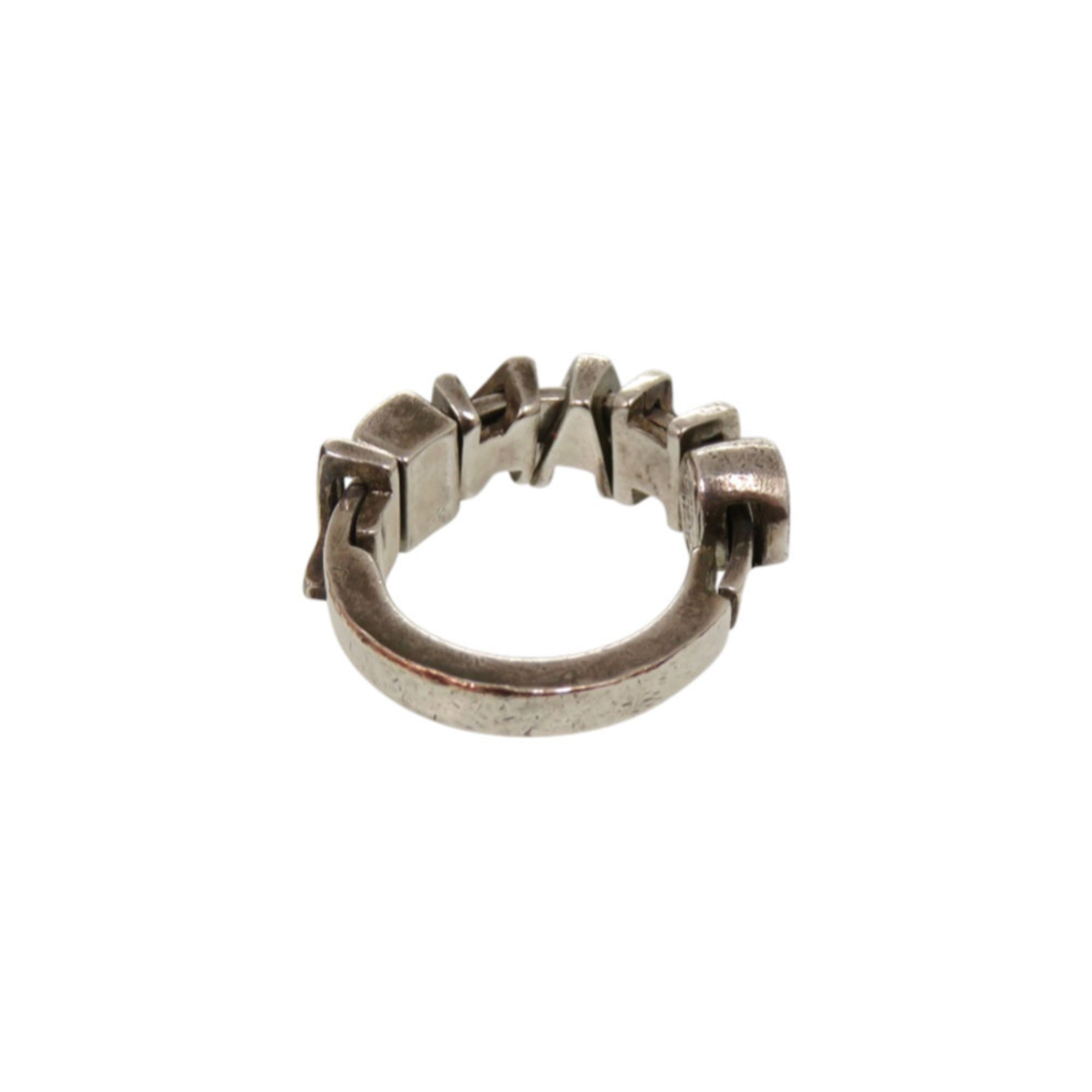 Chanel Silver Band Ring (Pre-Owned) - Chanel - Modalova