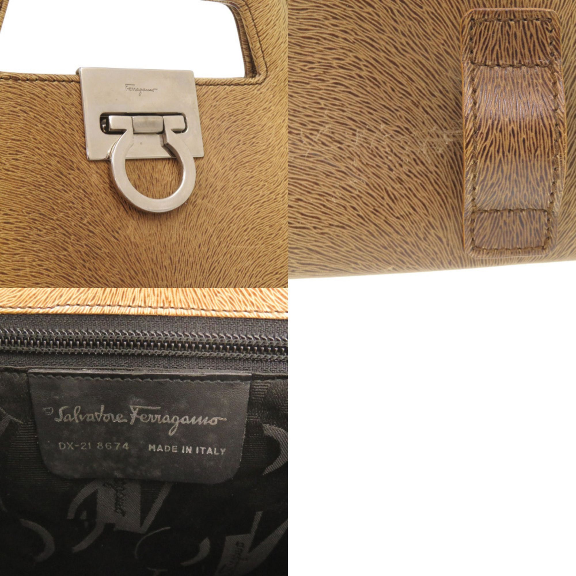 Leather Handbag (Pre-Owned) - Salvatore Ferragamo - Modalova