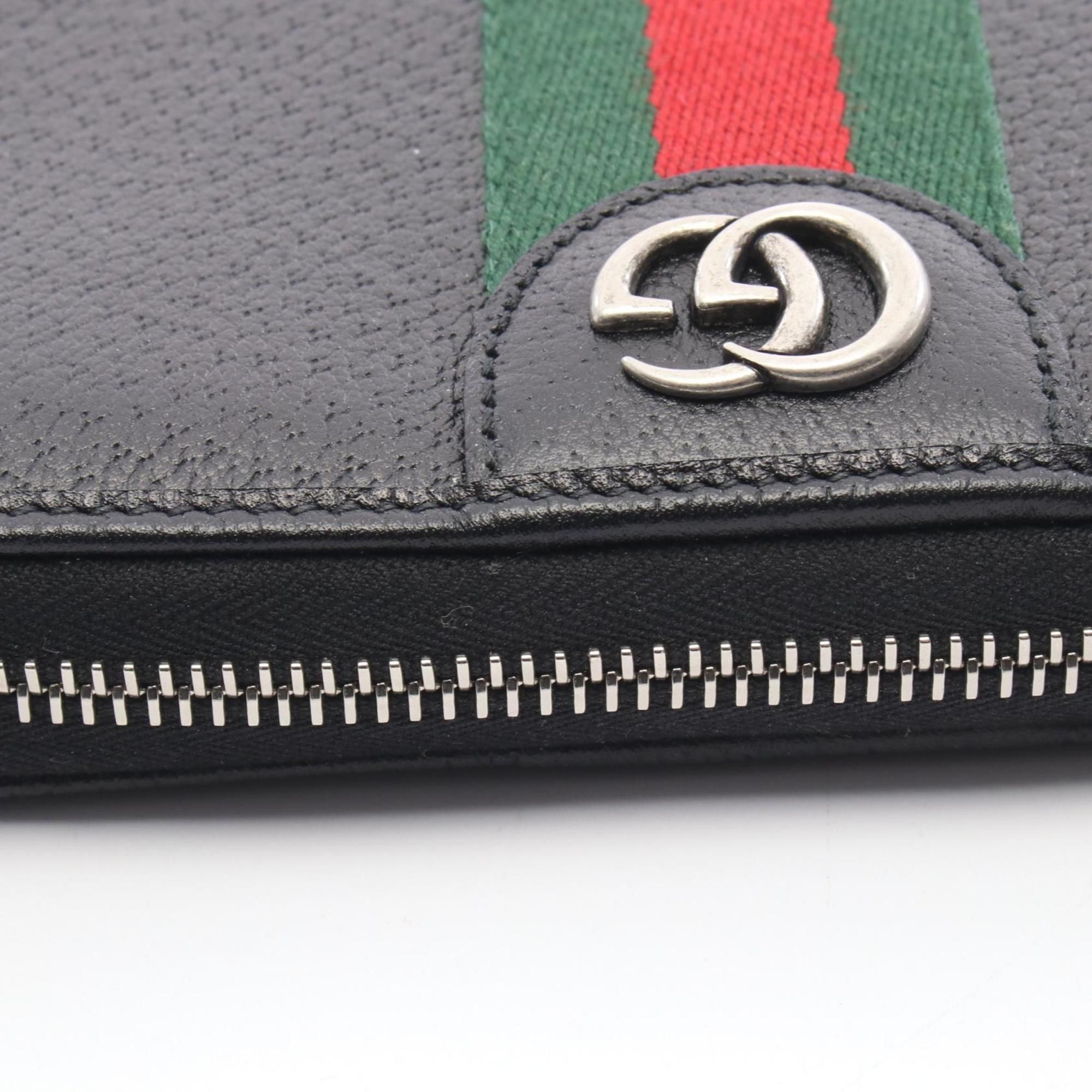 Leather Long Wallet (Bi-Fold) (Pre-Owned) - Gucci - Modalova