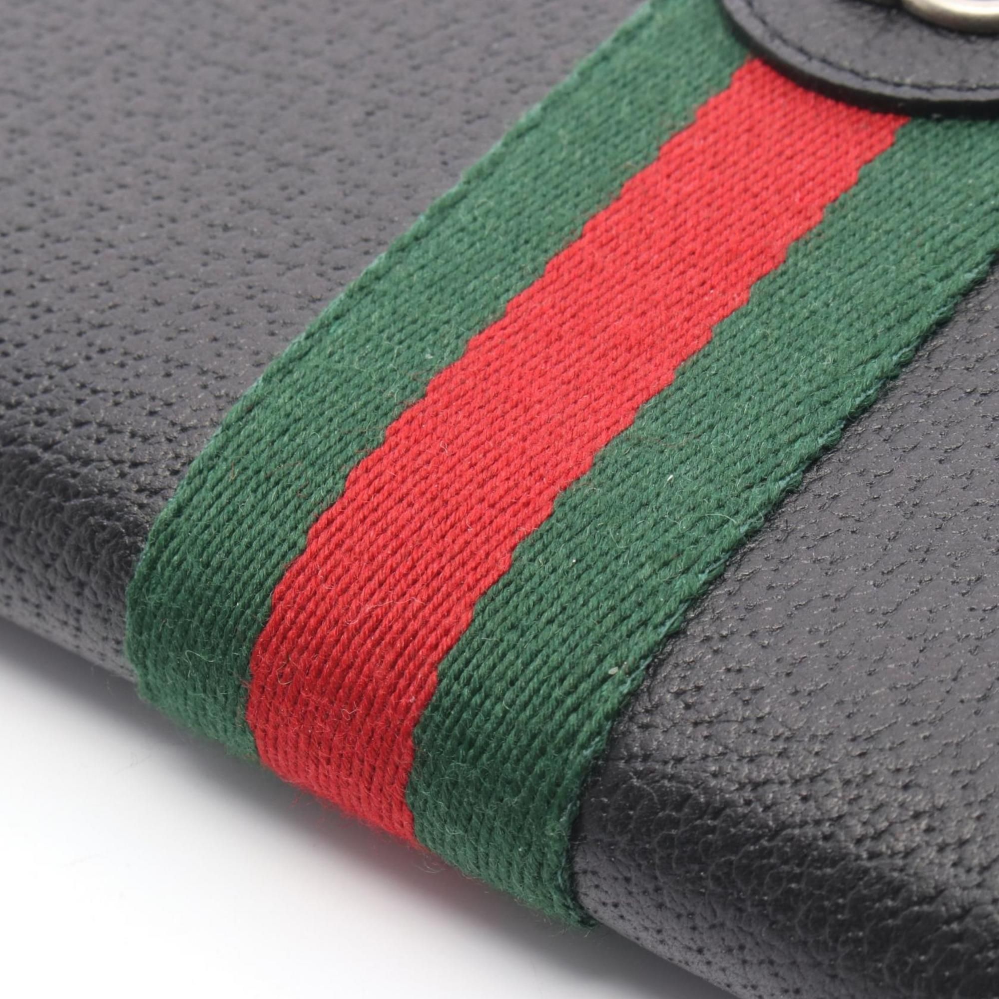 Leather Long Wallet (Bi-Fold) (Pre-Owned) - Gucci - Modalova