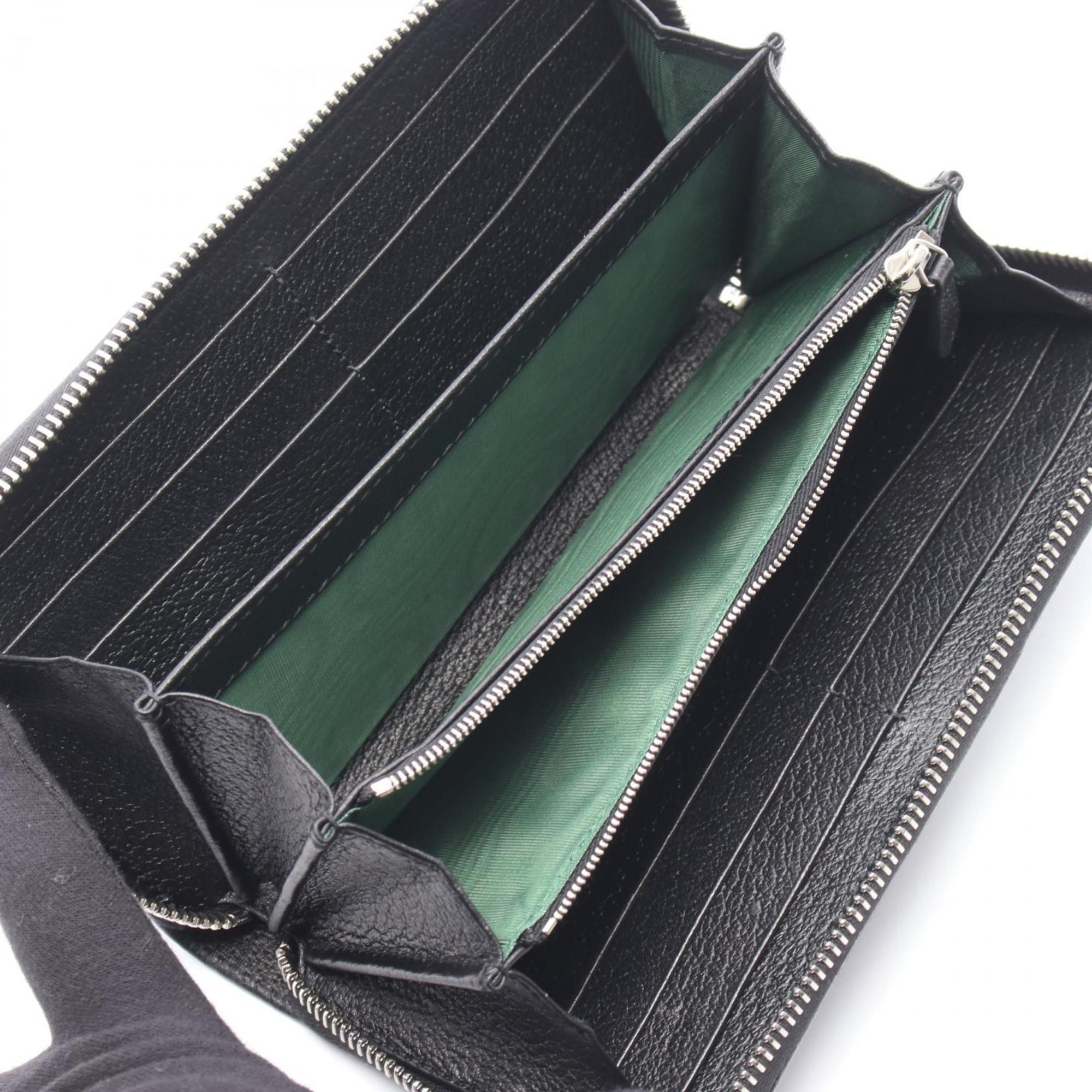 Leather Long Wallet (Bi-Fold) (Pre-Owned) - Gucci - Modalova