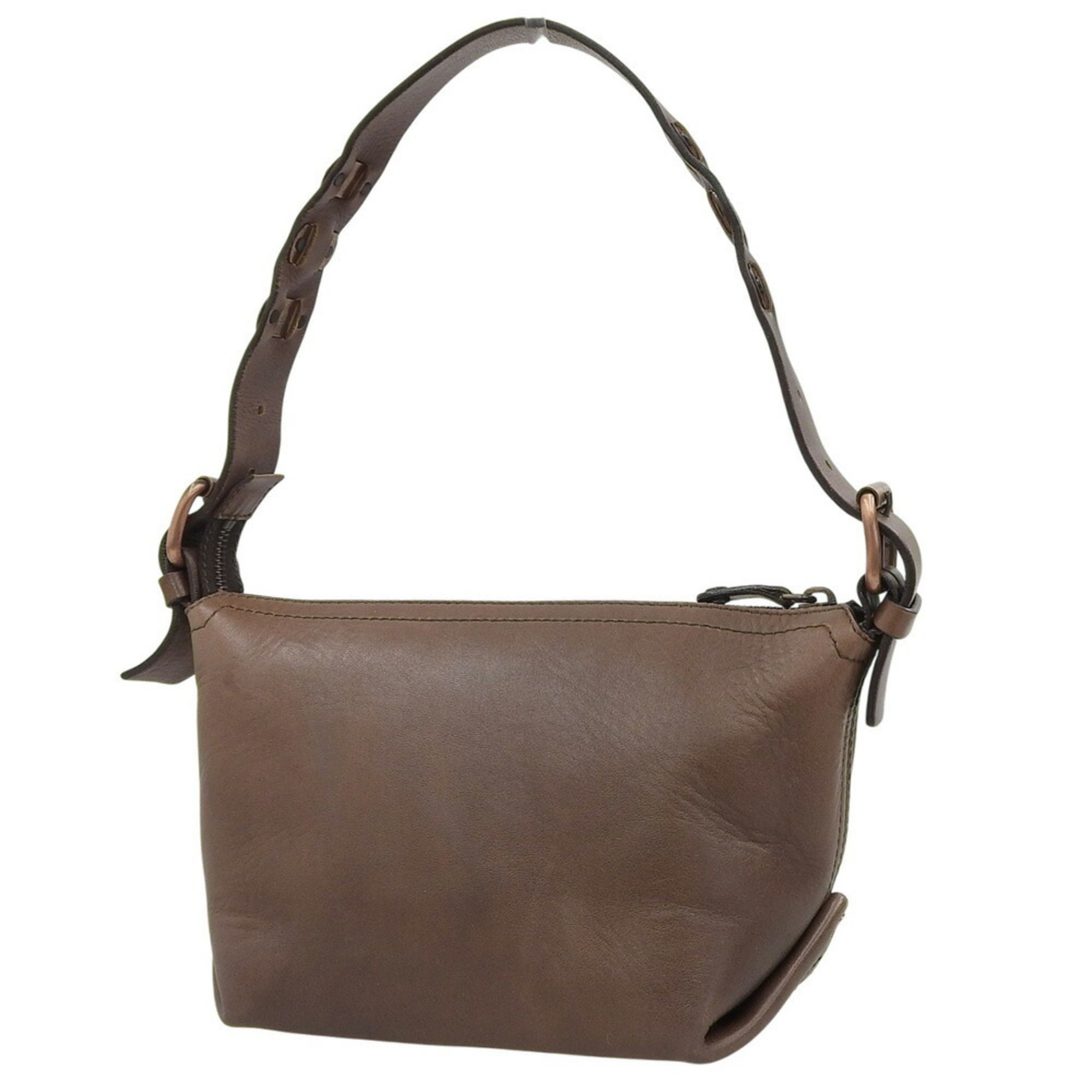 Dark Leather Shoulder Bag (Pre-Owned) - Celine - Modalova