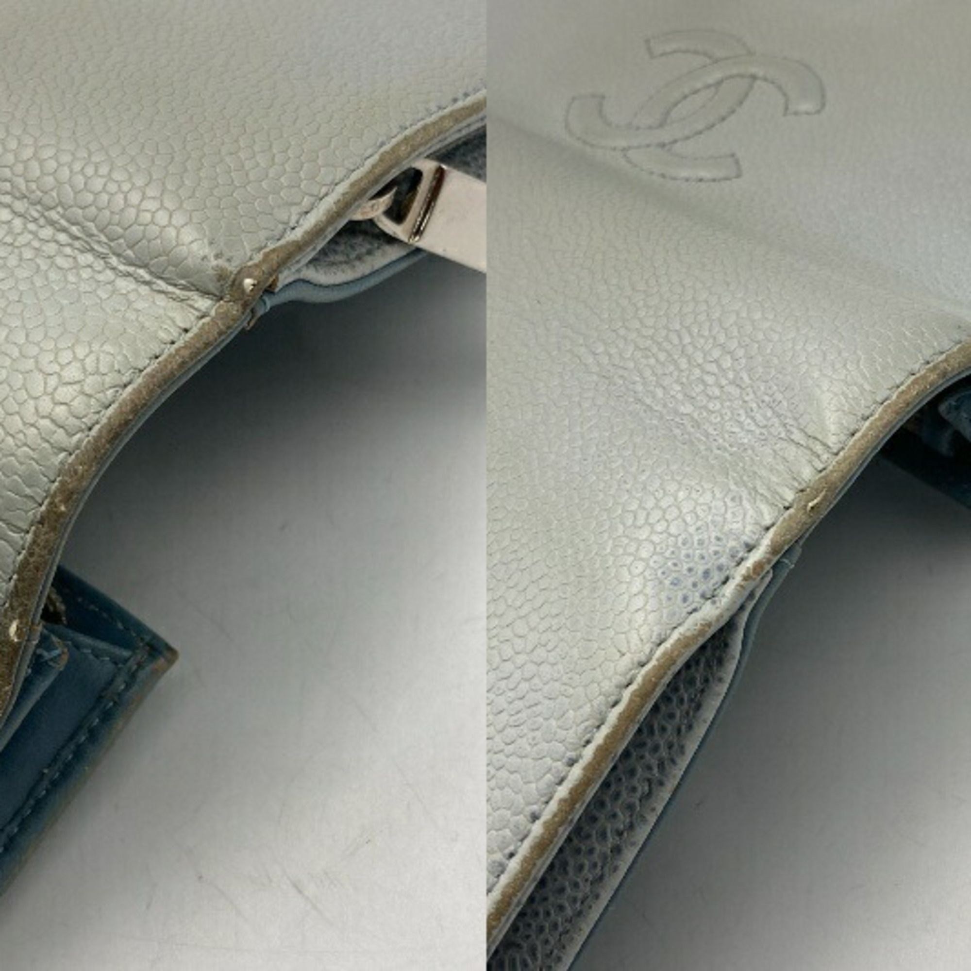 Leather Long Wallet (Bi-Fold) (Pre-Owned) - Chanel - Modalova