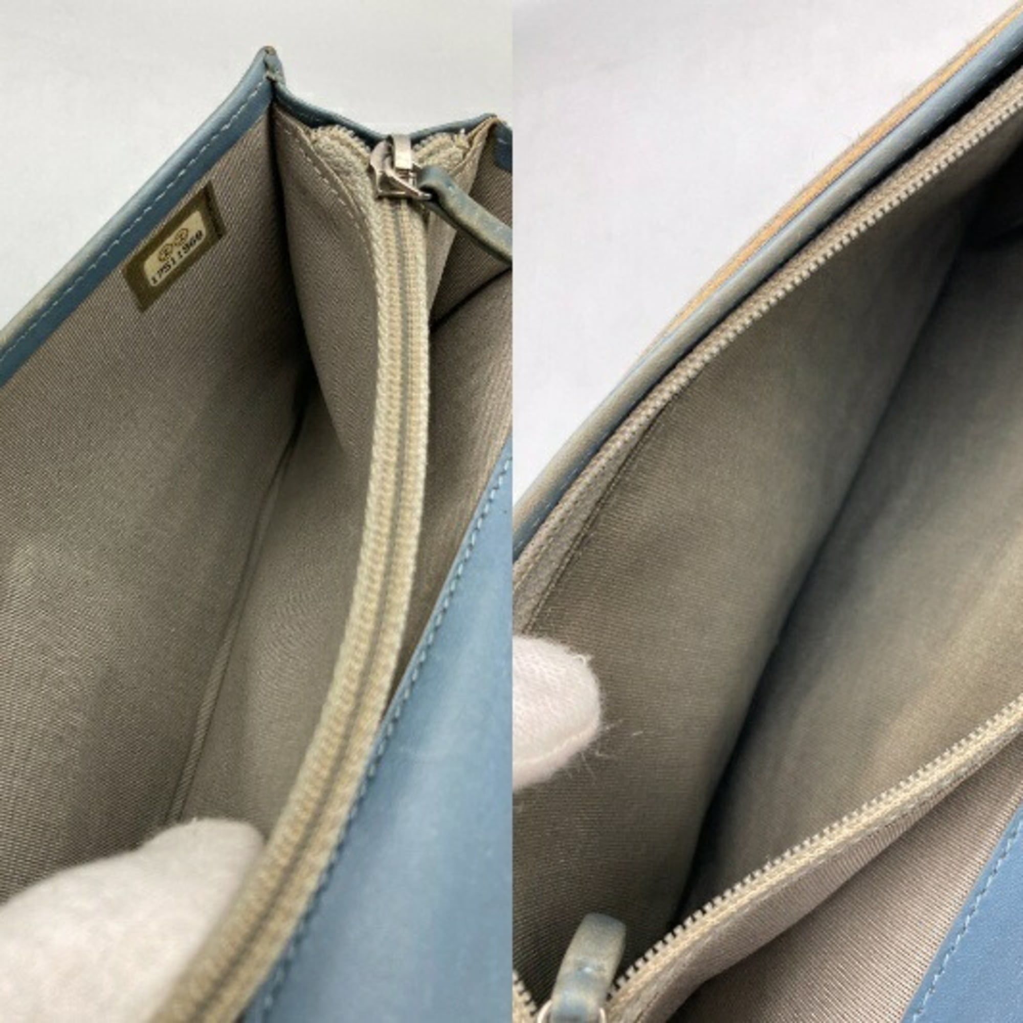 Leather Long Wallet (Bi-Fold) (Pre-Owned) - Chanel - Modalova