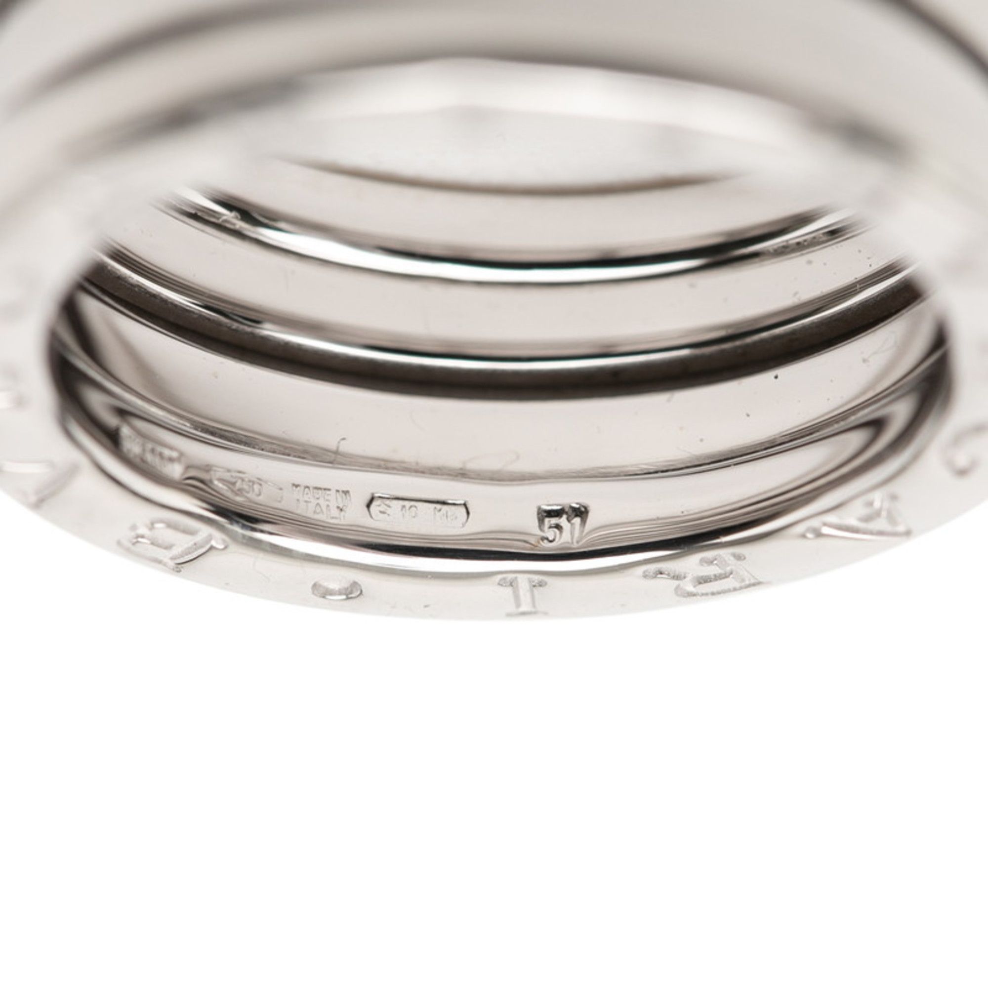 White Gold (18K) Band Ring (Pre-Owned) - Bvlgari - Modalova