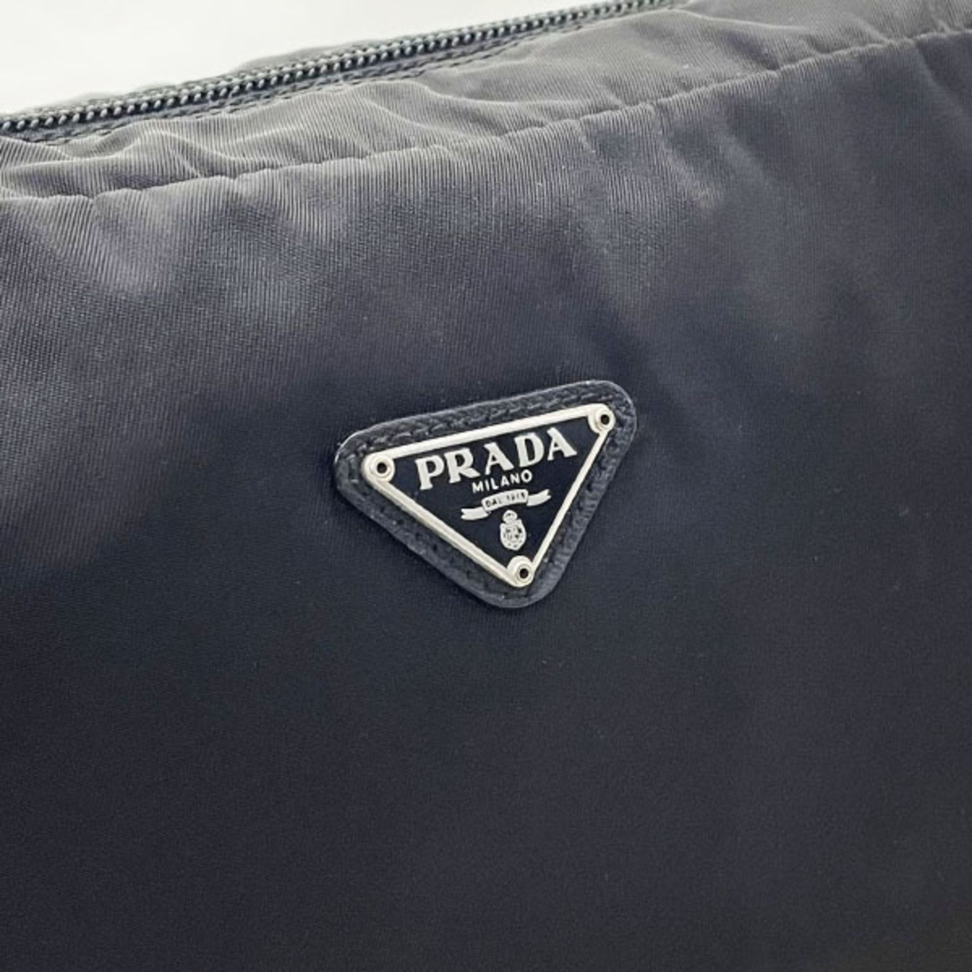 Nylon Leather Pouch (Pre-Owned) - Prada - Modalova