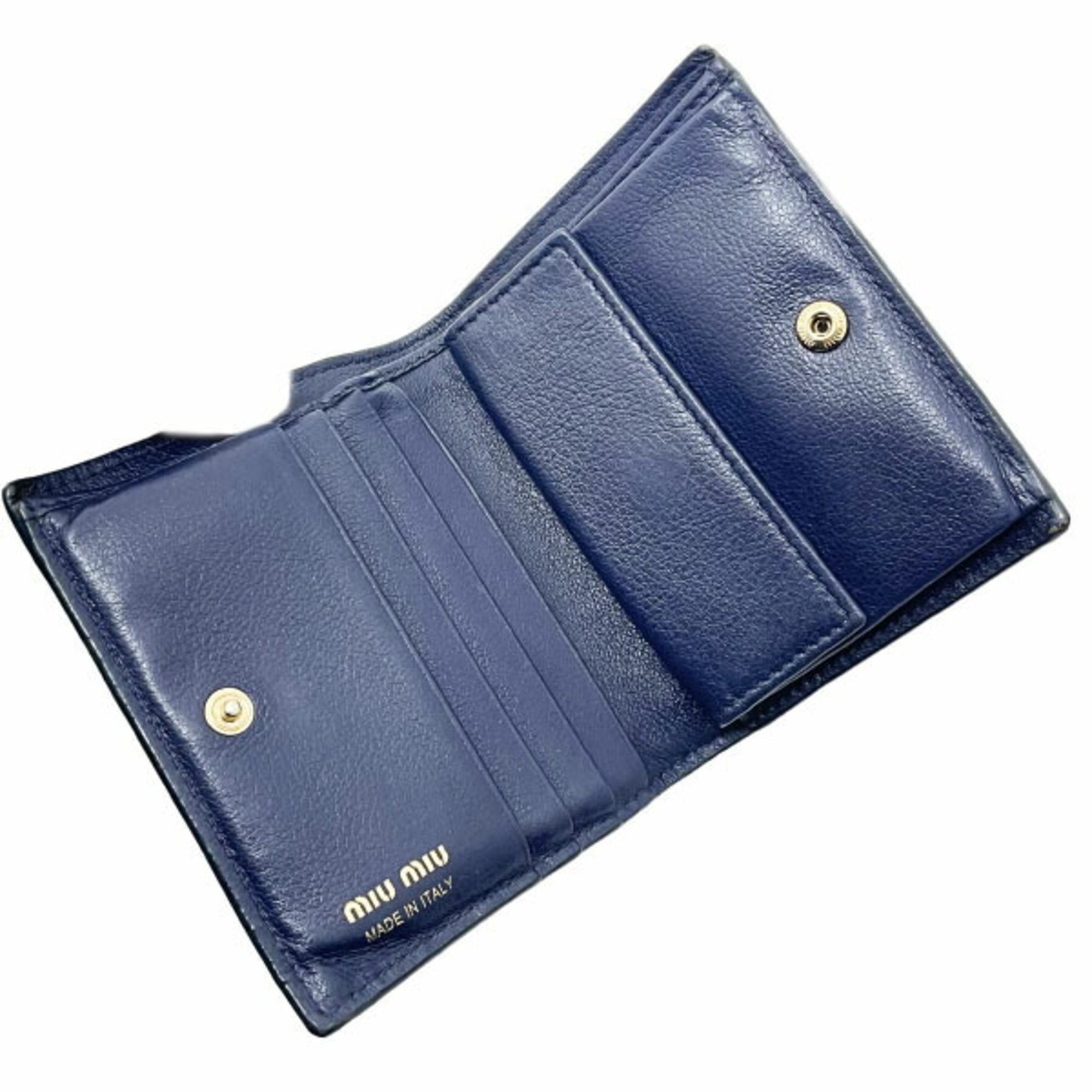 Leather Wallet (Bi-Fold) (Pre-Owned) - Miu Miu - Modalova