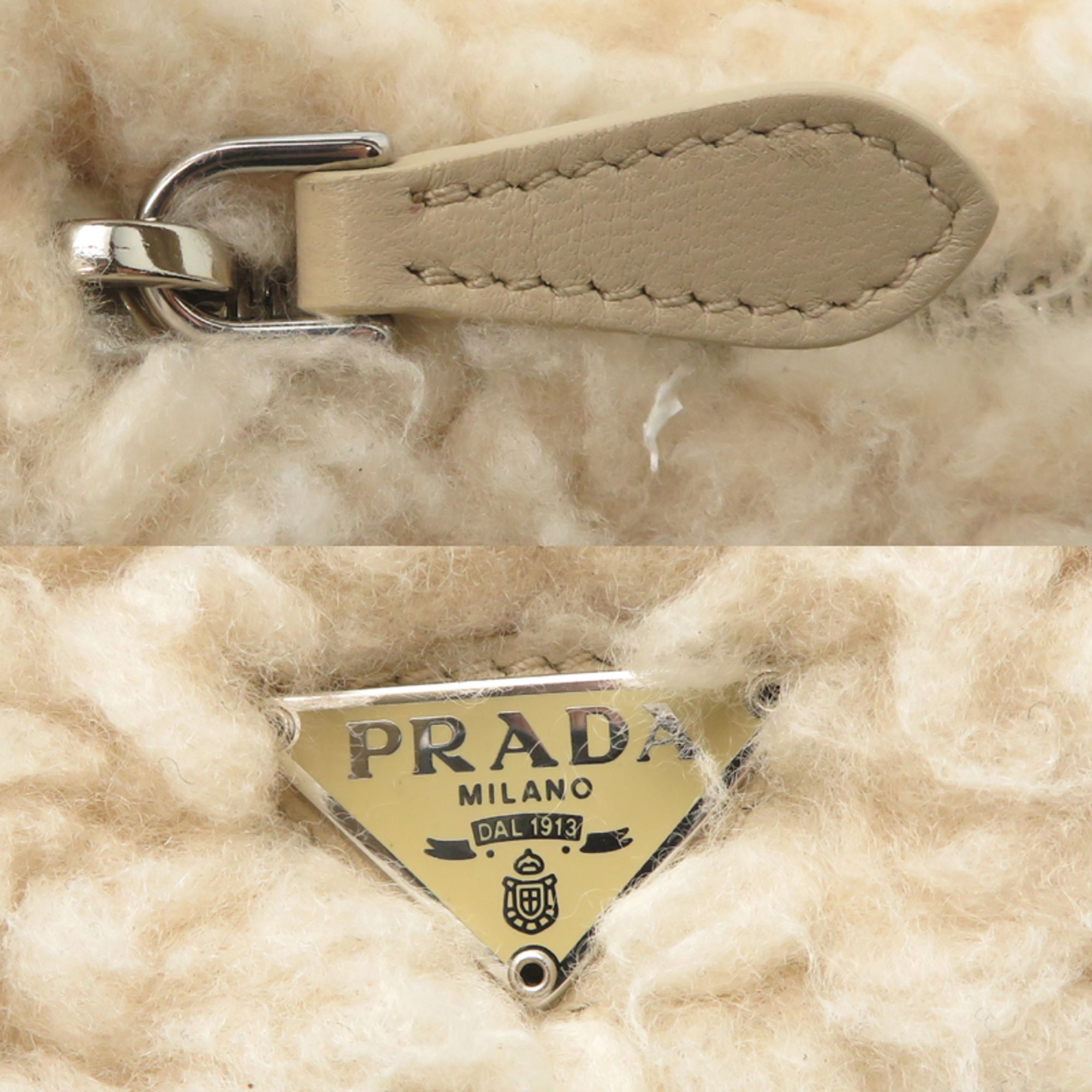Silk Wool Handbag (Pre-Owned) - Prada - Modalova