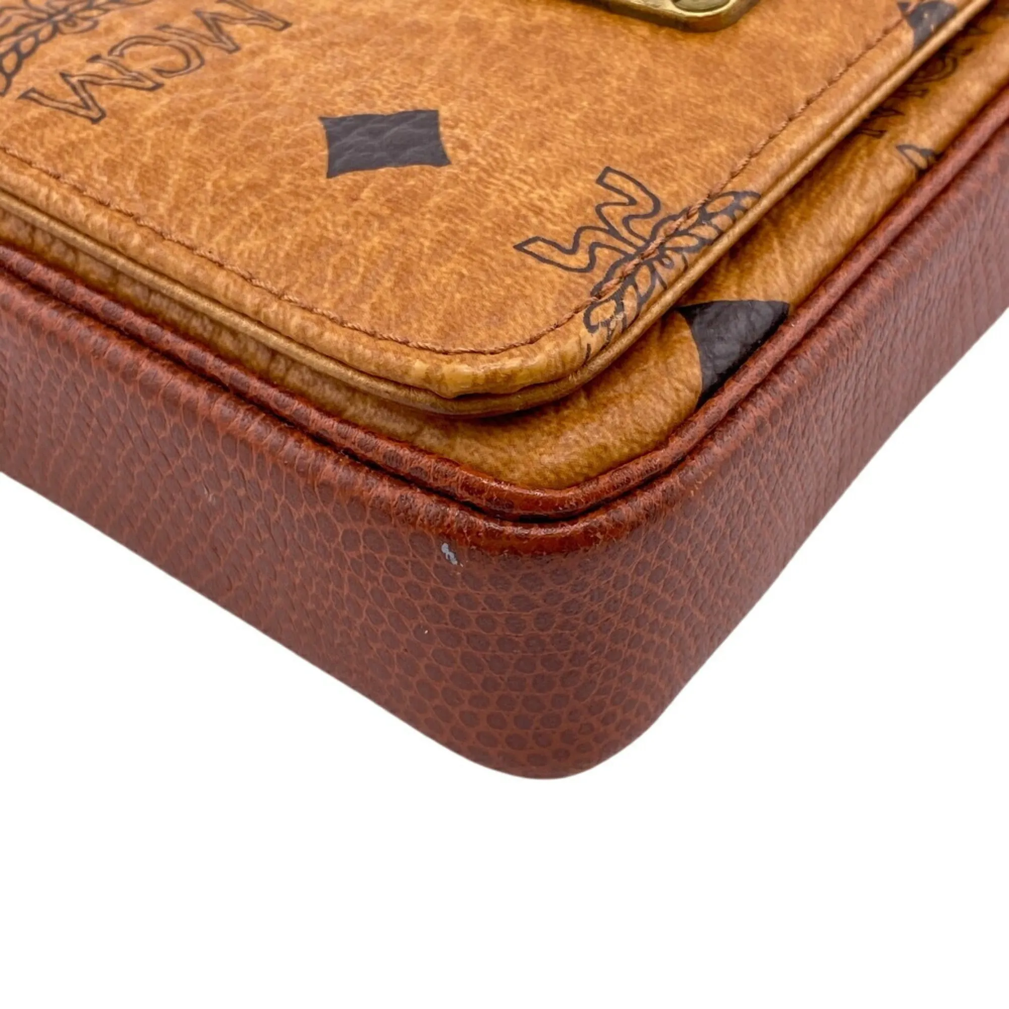 Mcm Brown Leather Pouch (Pre-Owned) - MCM - Modalova