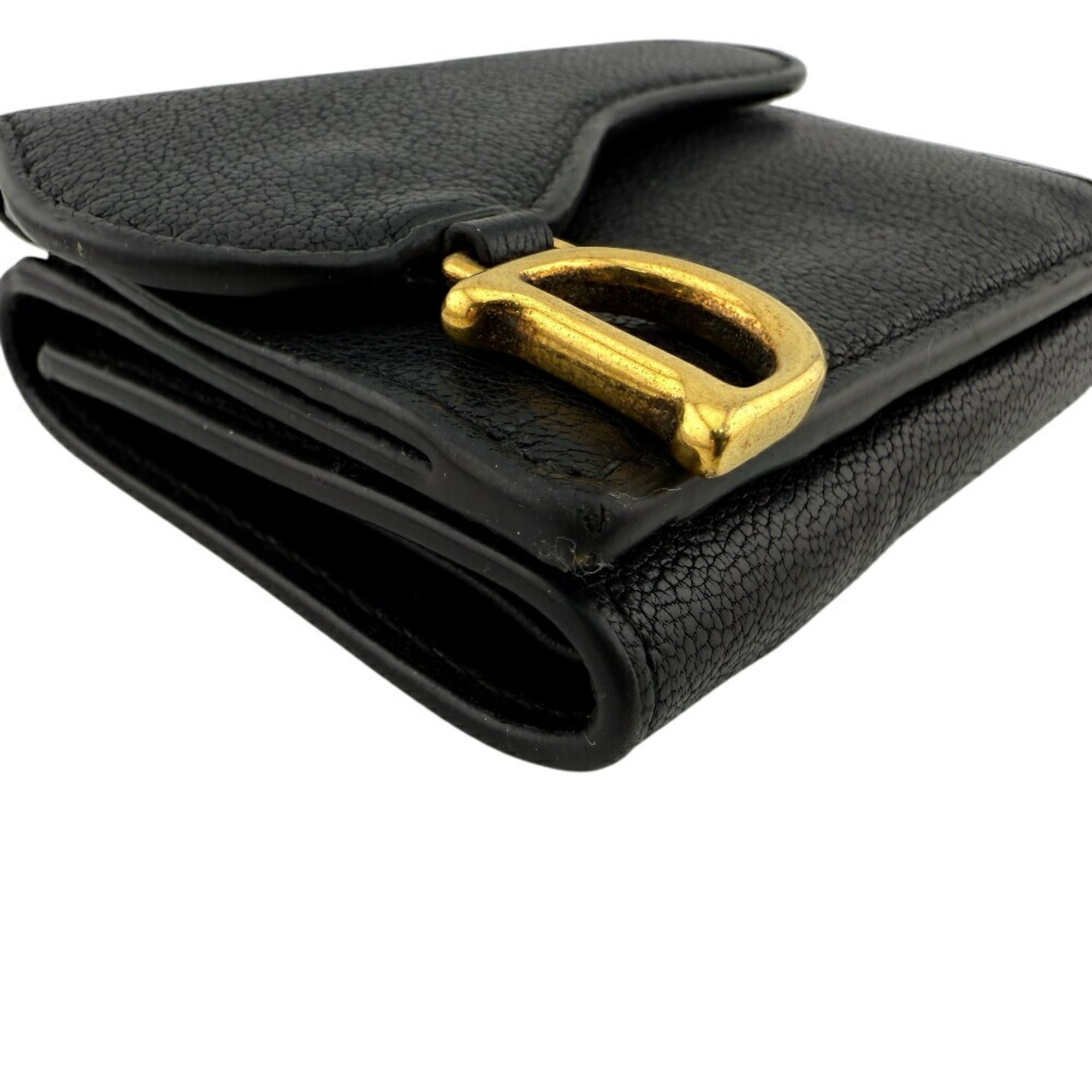 Leather Wallet (Tri-Fold) (Pre-Owned) - Christian Dior - Modalova