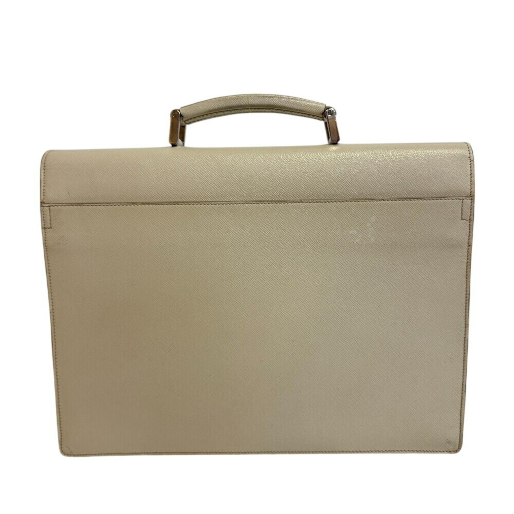 Leather Briefcase (Pre-Owned) - Prada - Modalova