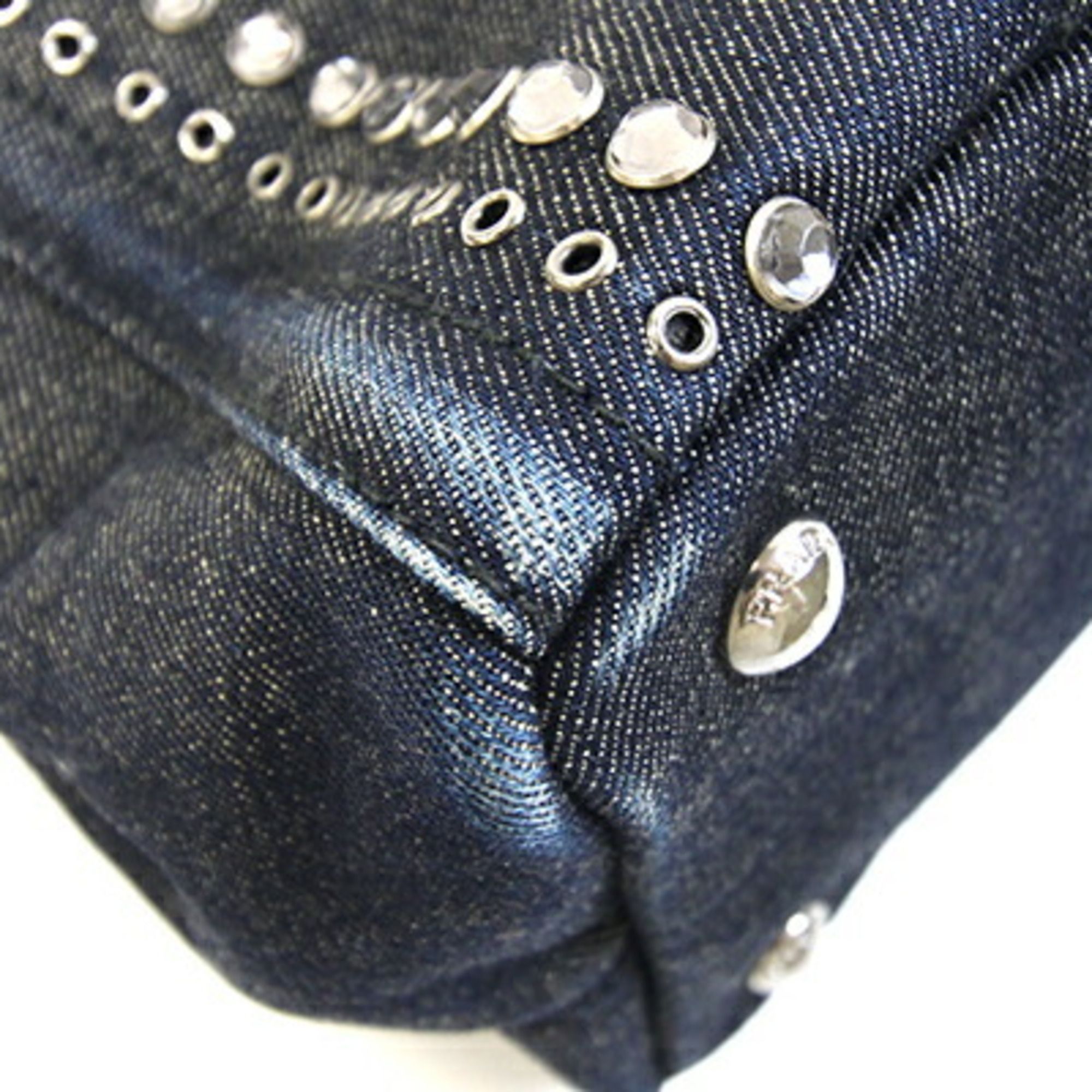 Denim Handbag Shoulder Bag (Pre-Owned) - Prada - Modalova
