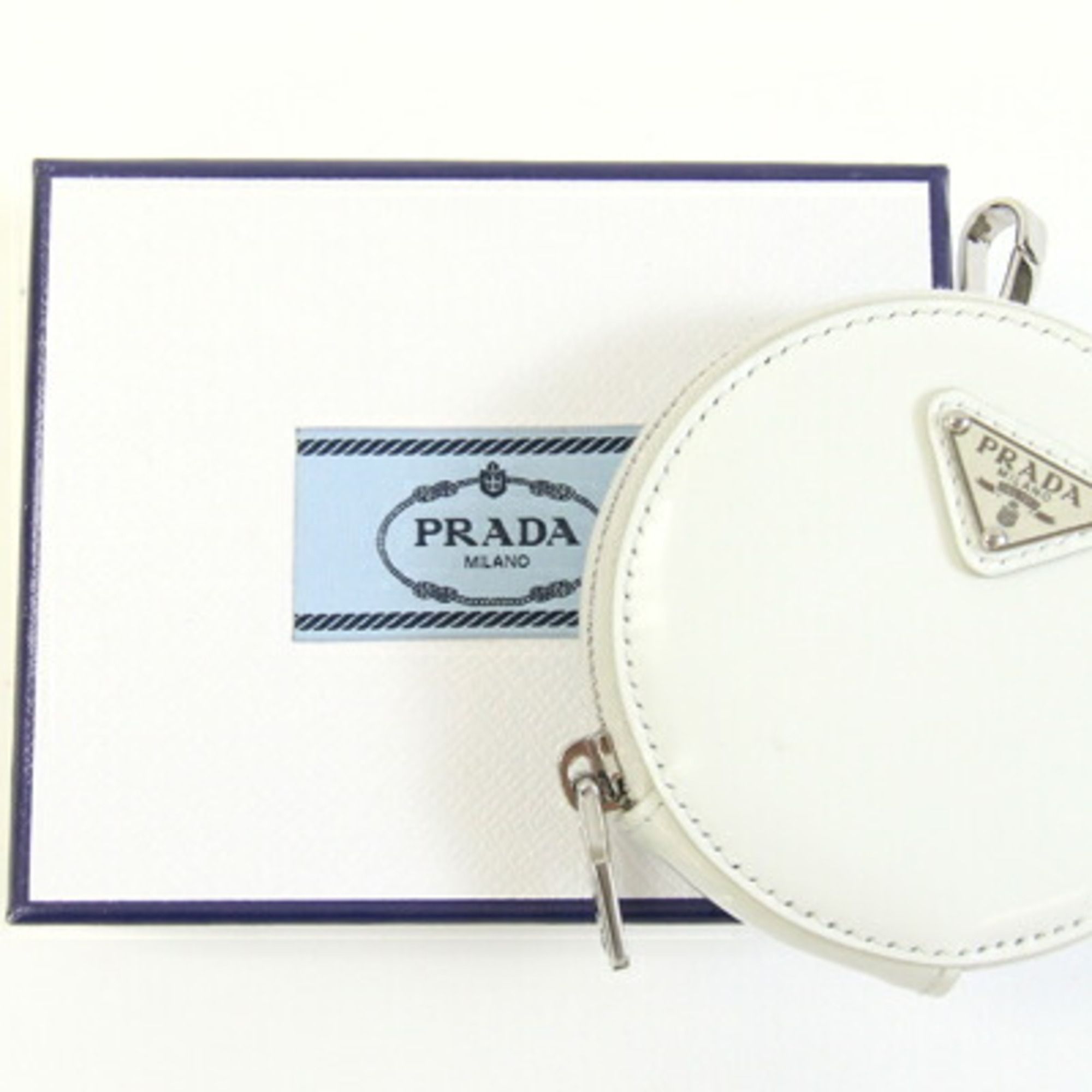 Leather Pouch (Pre-Owned) - Prada - Modalova