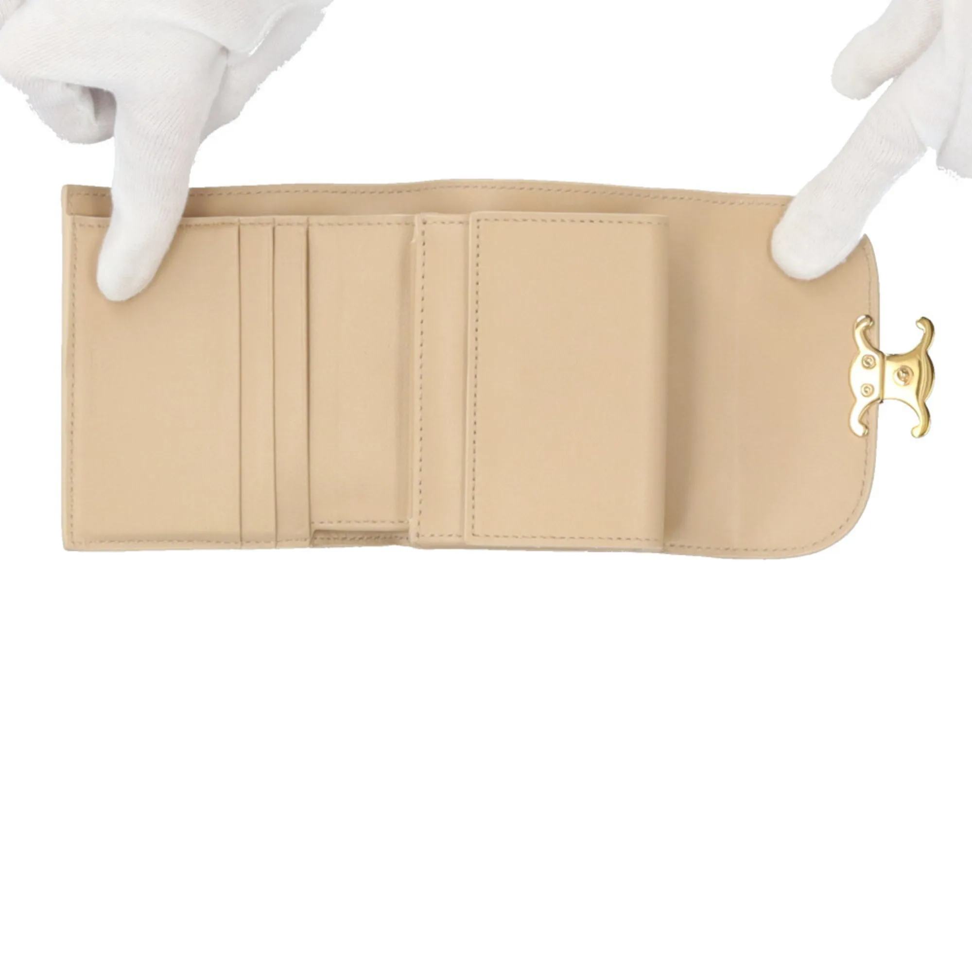 Leather Wallet (Tri-Fold) (Pre-Owned) - Celine - Modalova