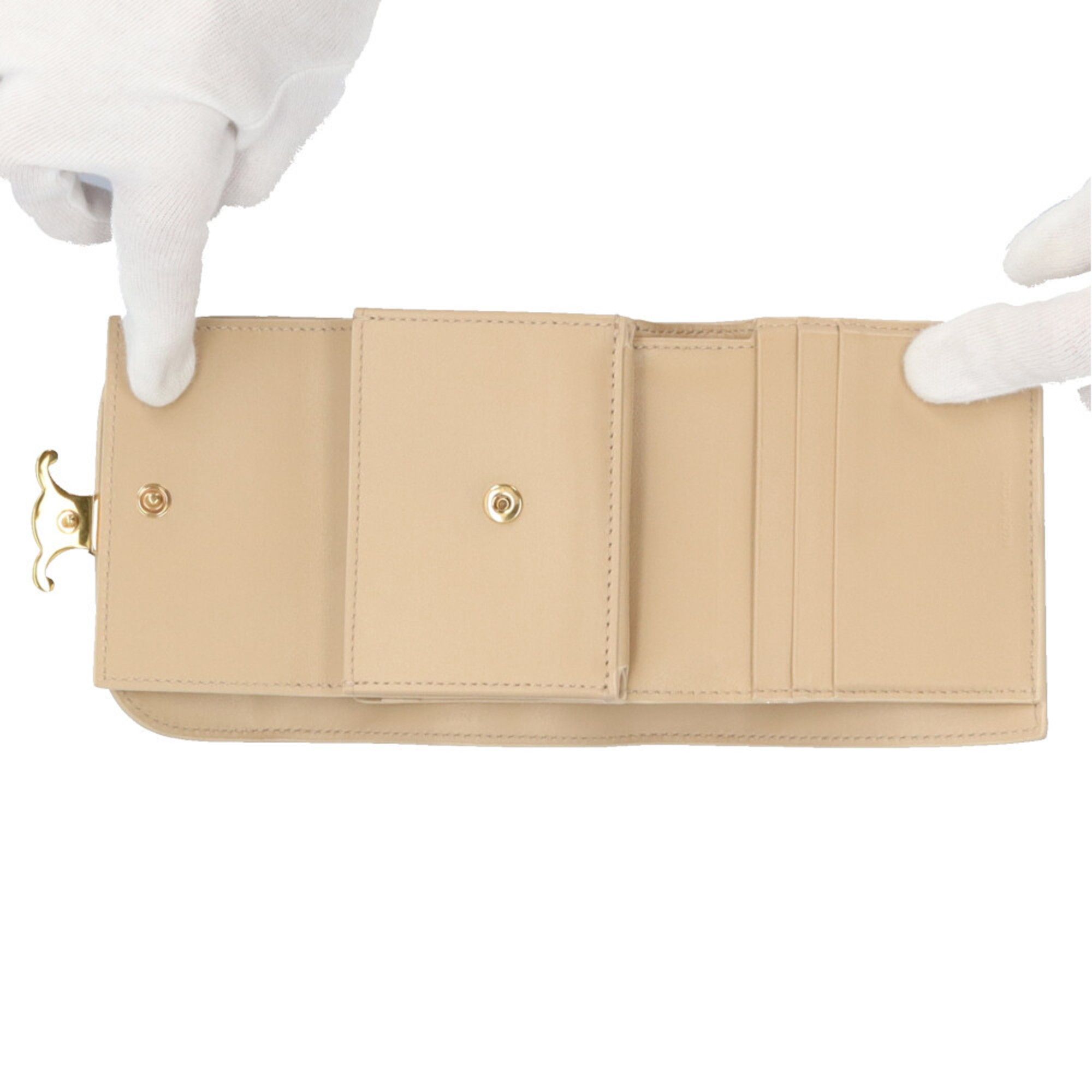 Leather Wallet (Tri-Fold) (Pre-Owned) - Celine - Modalova