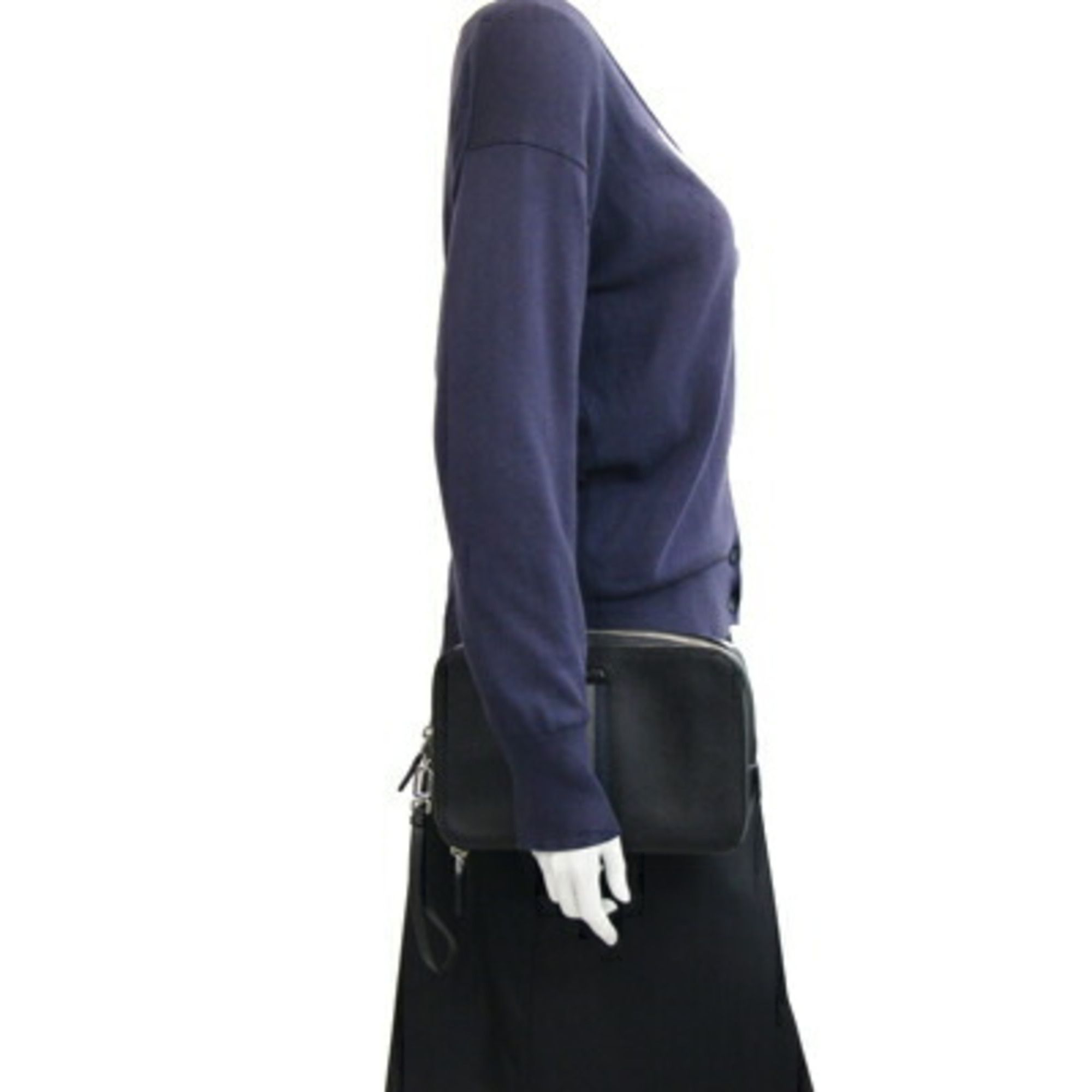 Leather Clutch Bag (Pre-Owned) - Prada - Modalova