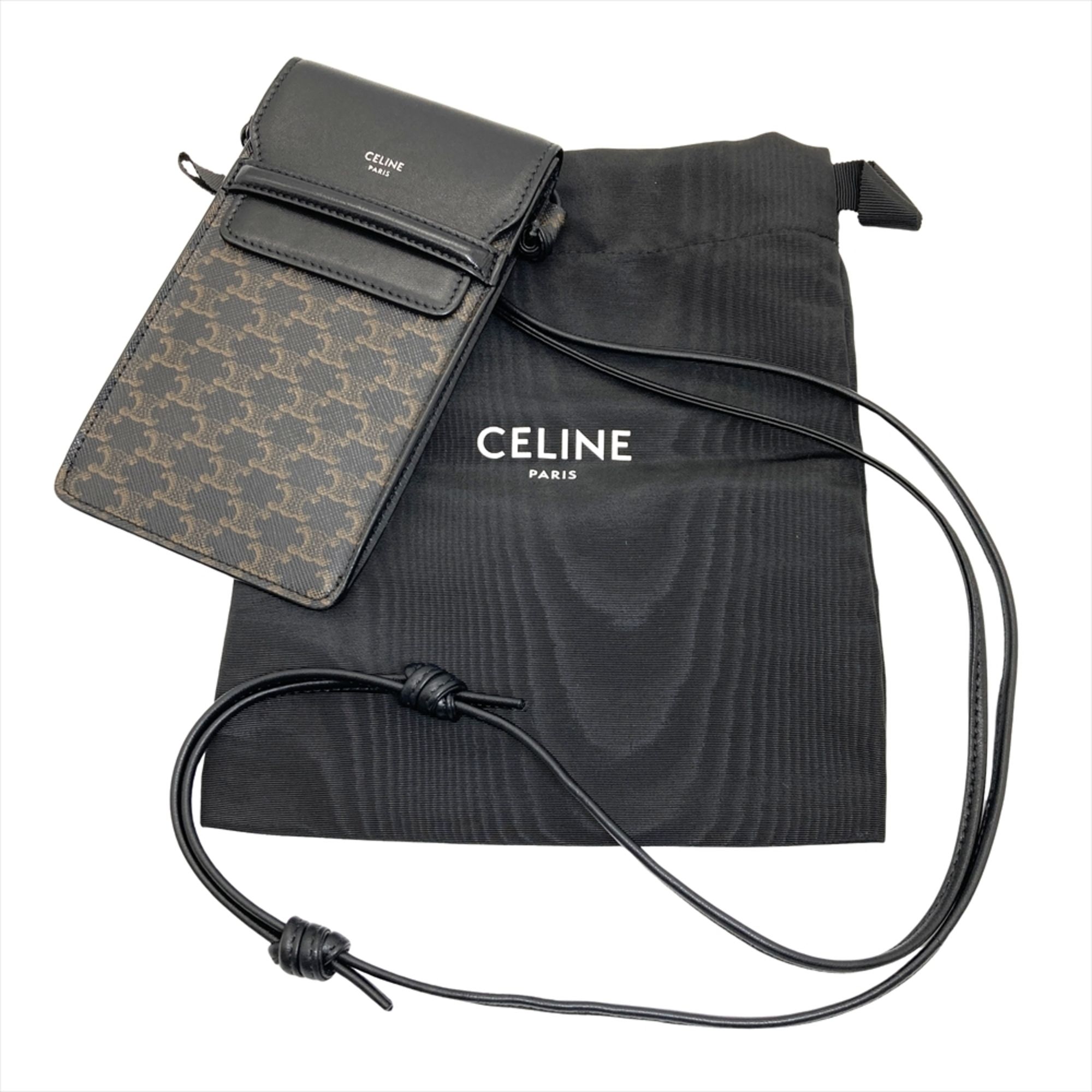 Canvas Leather Pouch Shoulder Bag (Pre-Owned) - Celine - Modalova