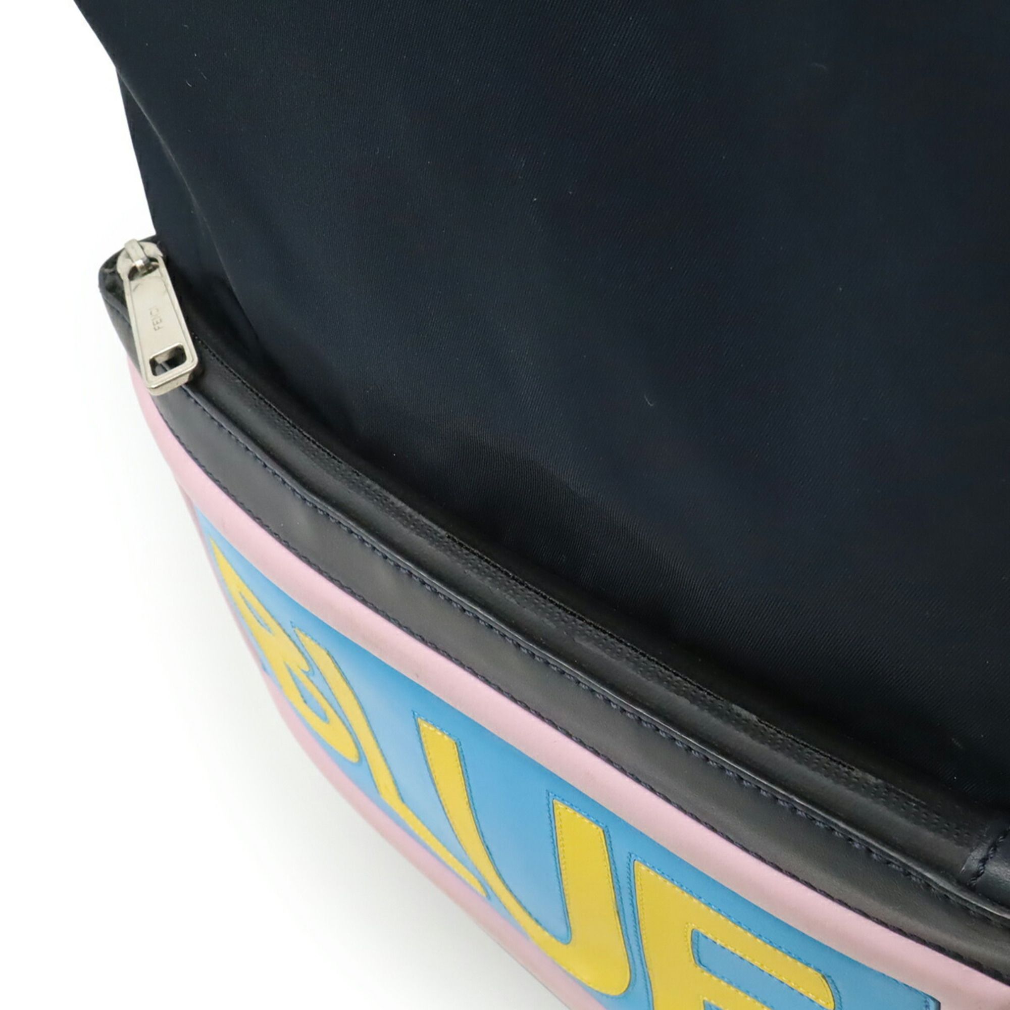Nylon Leather Backpack (Pre-Owned) - Fendi - Modalova