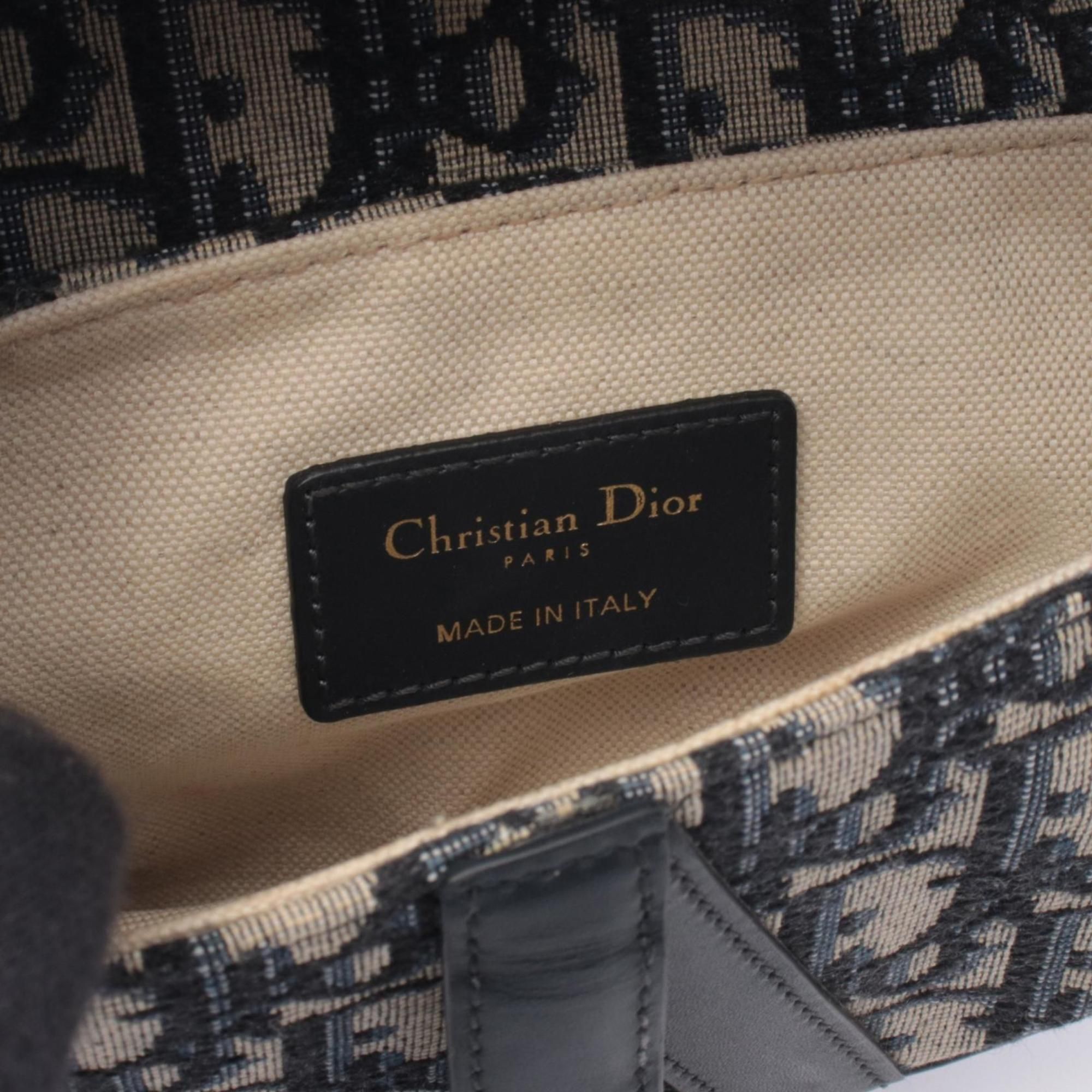 Canvas Leather Handbag Saddle Bag (Pre-Owned) - Christian Dior - Modalova