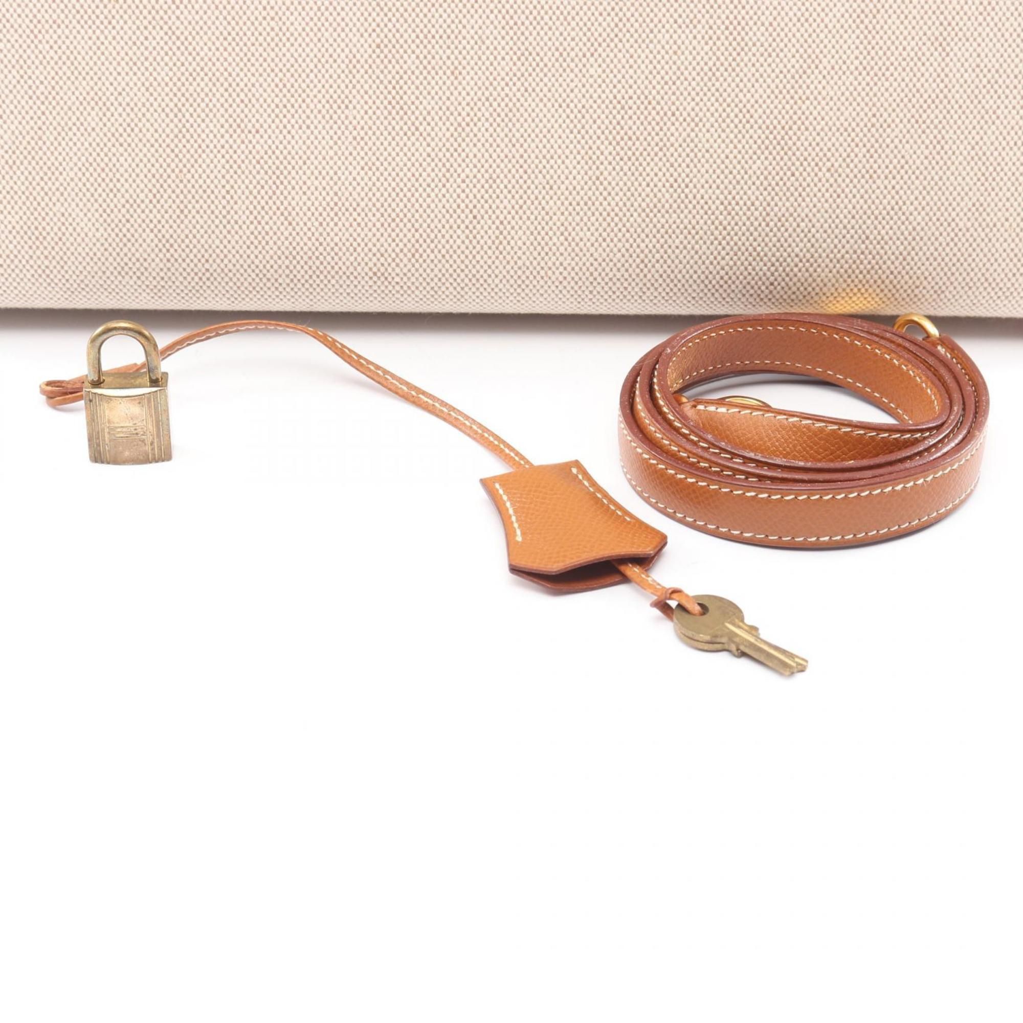Canvas Leather Handbag (Pre-Owned) - Hermes - Modalova