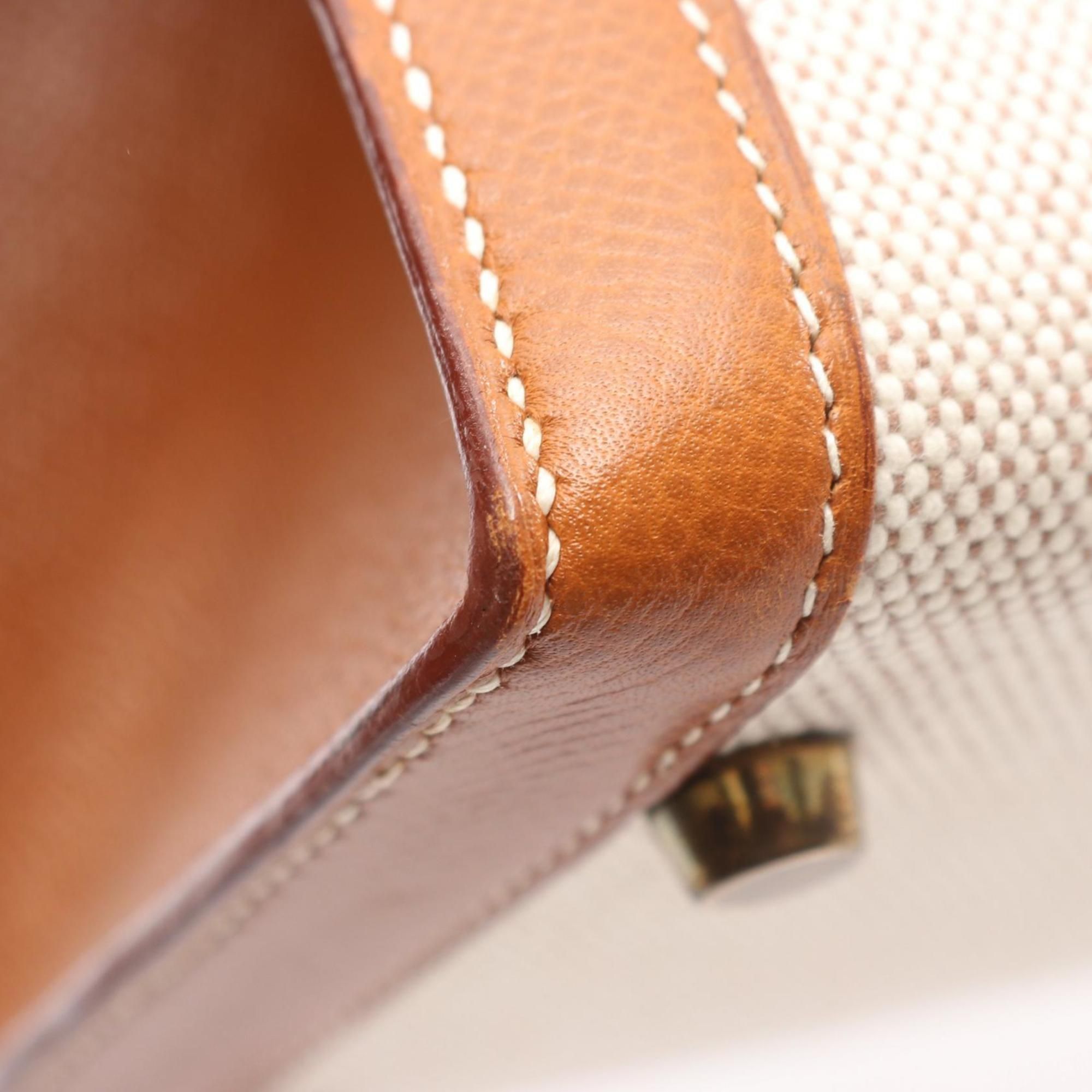 Canvas Leather Handbag (Pre-Owned) - Hermes - Modalova