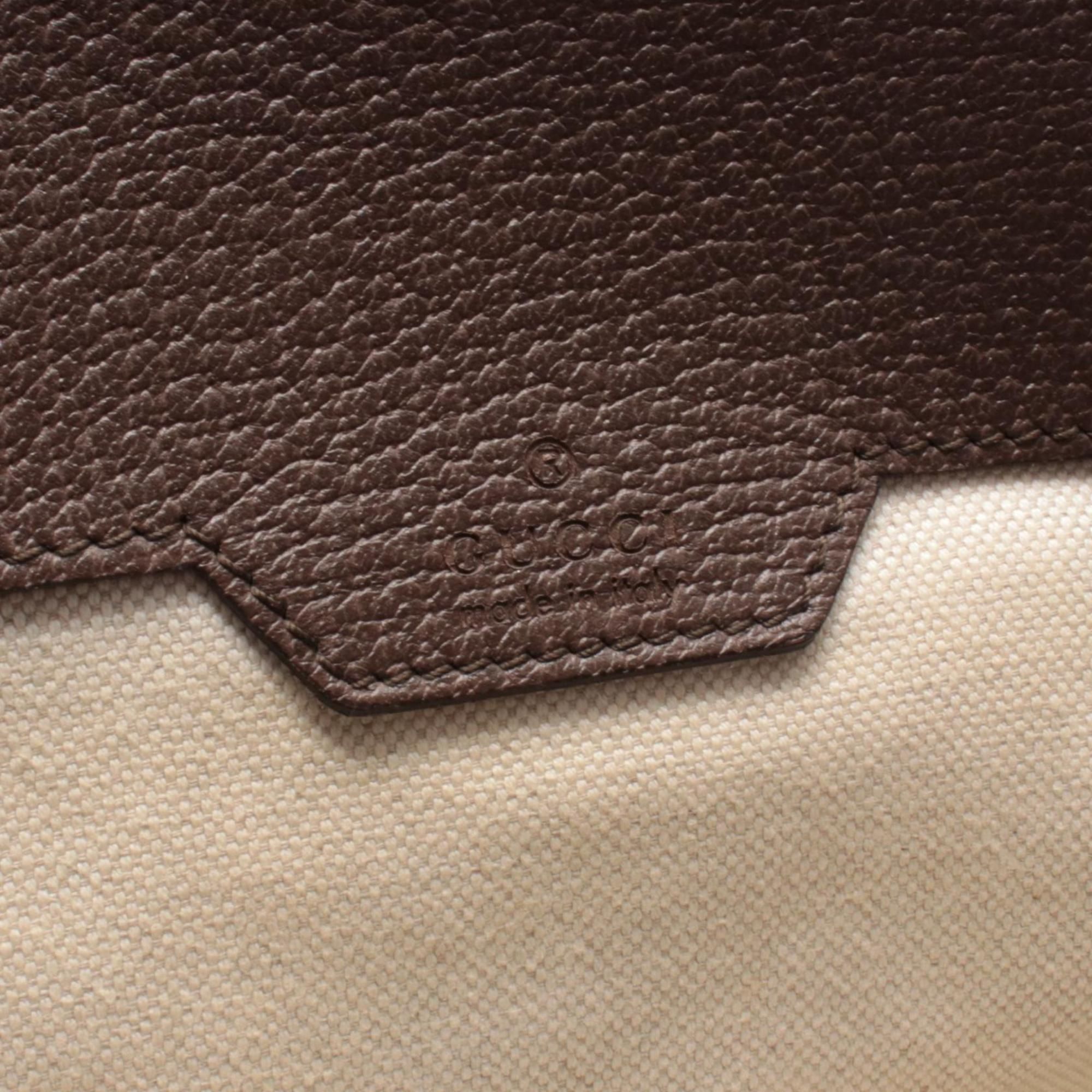 Canvas Leather Backpack (Pre-Owned) - Gucci - Modalova