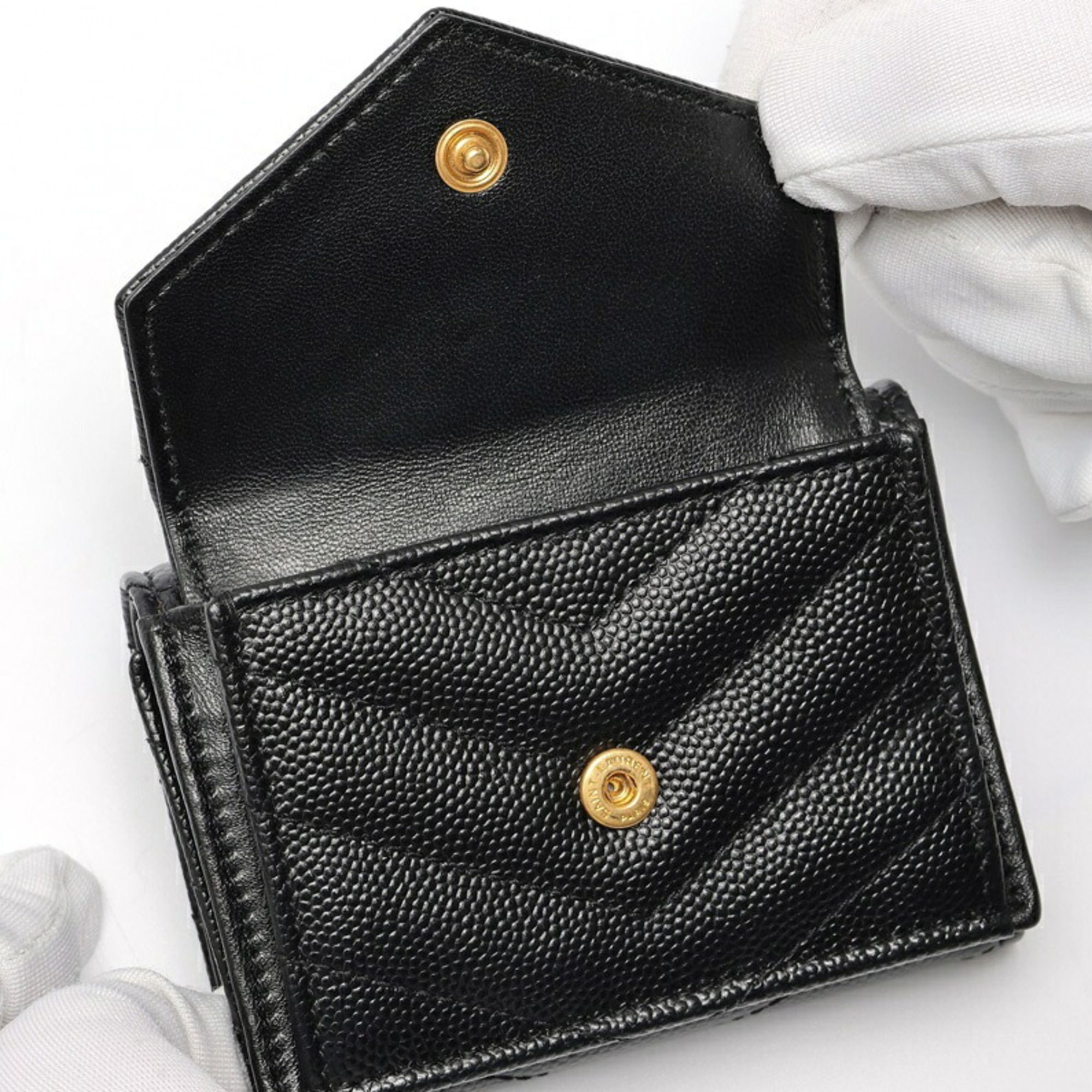 Leather Wallet (Tri-Fold) (Pre-Owned) - Saint Laurent - Modalova