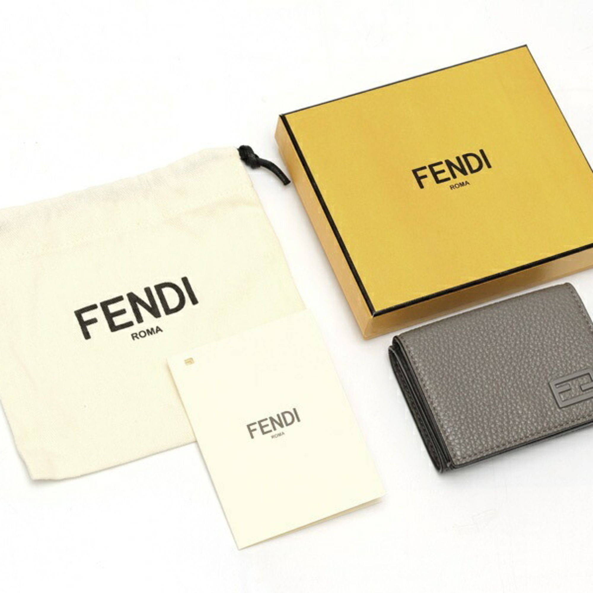 Leather Wallet (Tri-Fold) (Pre-Owned) - Fendi - Modalova