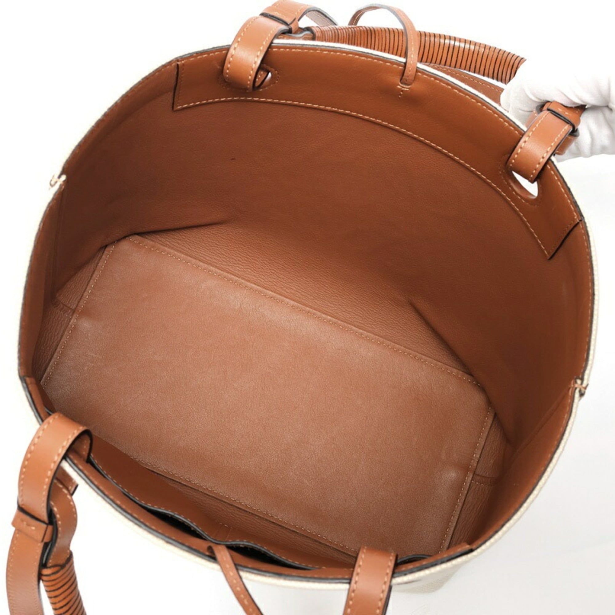 Jacquard Leather Tote Bag (Pre-Owned) - Loewe - Modalova