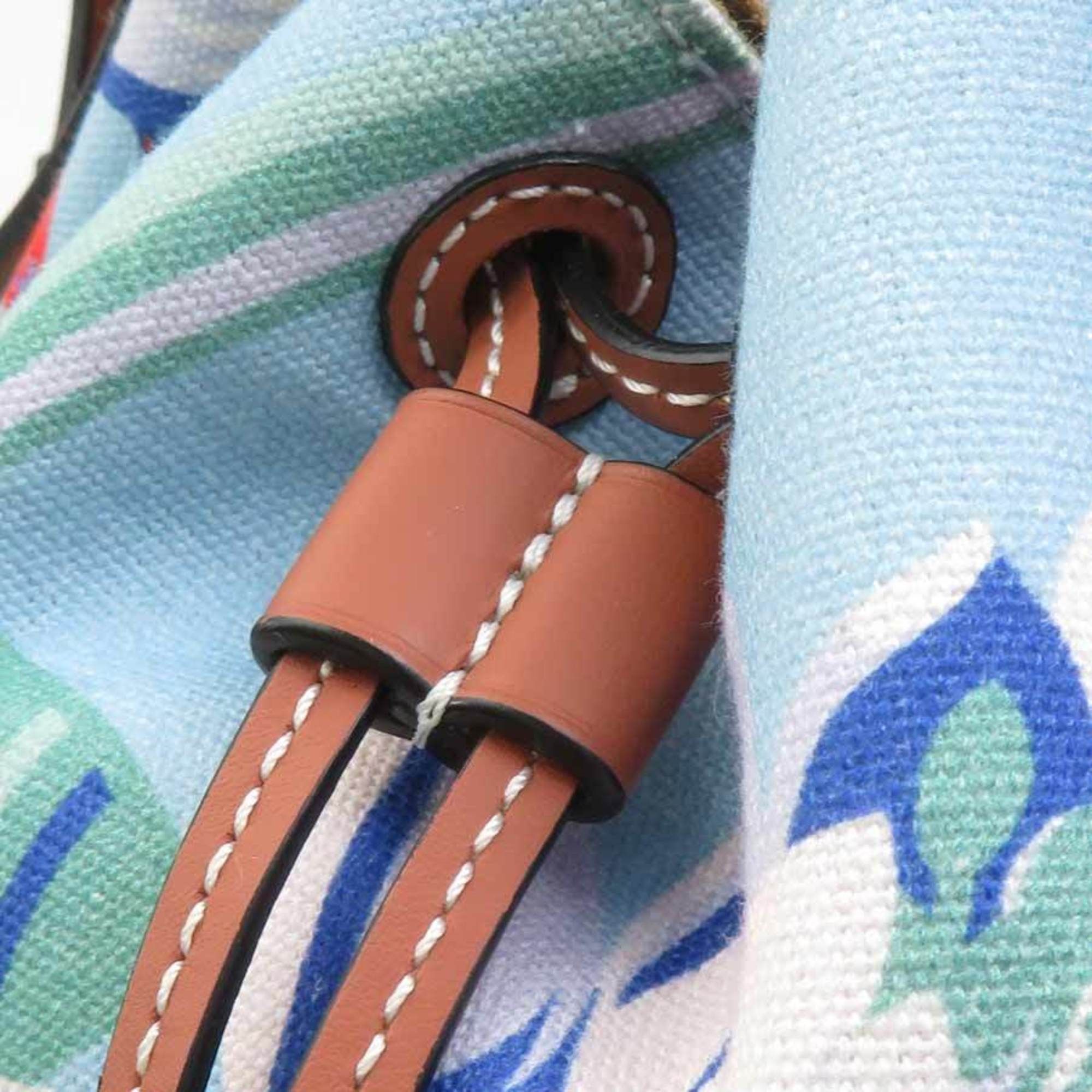 Canvas Leather Shoulder Bag (Pre-Owned) - Loewe - Modalova