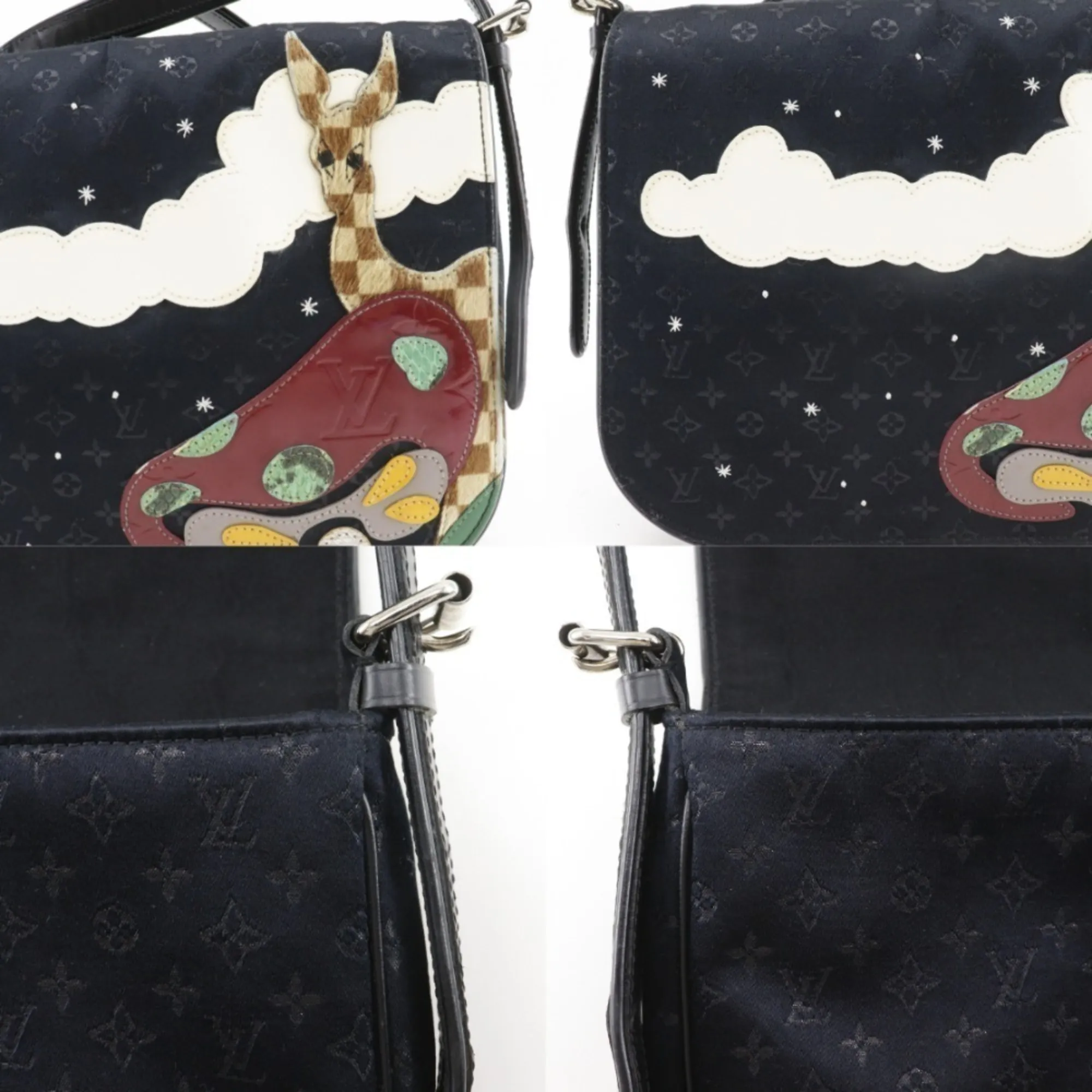 Monogram Satin Monogram Vernis Leather Shoulder Bag (Pre-Owned) - Louis Vuitton - Modalova