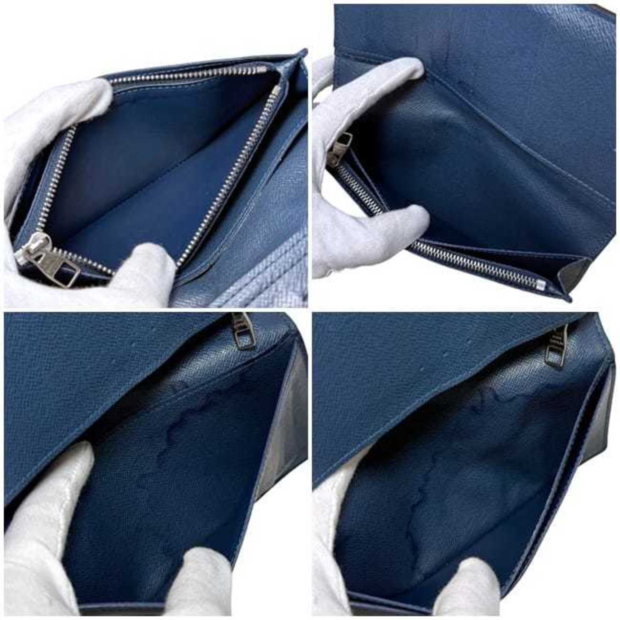 Taiga Leather Long Wallet (Bi-Fold) (Pre-Owned) - Louis Vuitton - Modalova