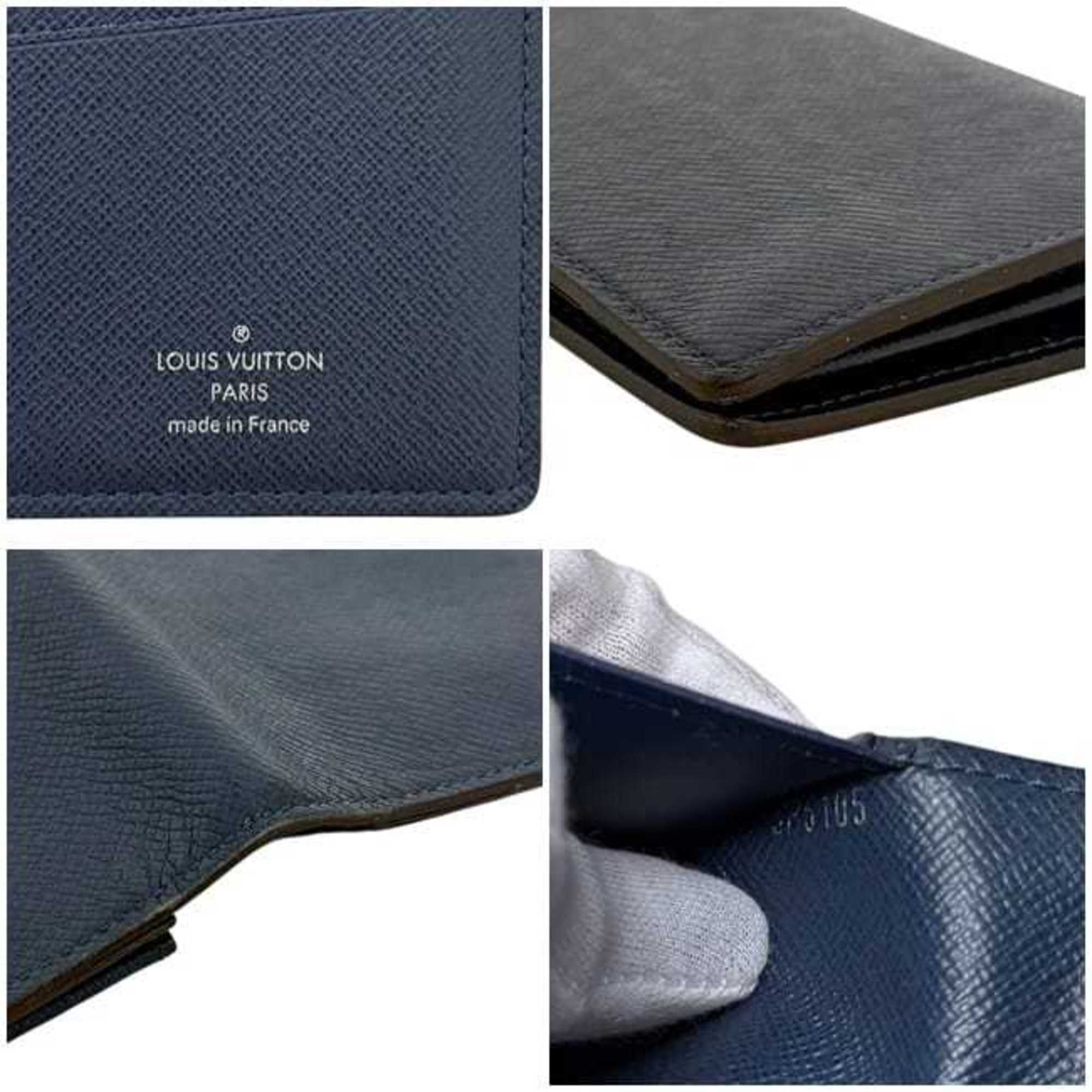 Taiga Leather Long Wallet (Bi-Fold) (Pre-Owned) - Louis Vuitton - Modalova